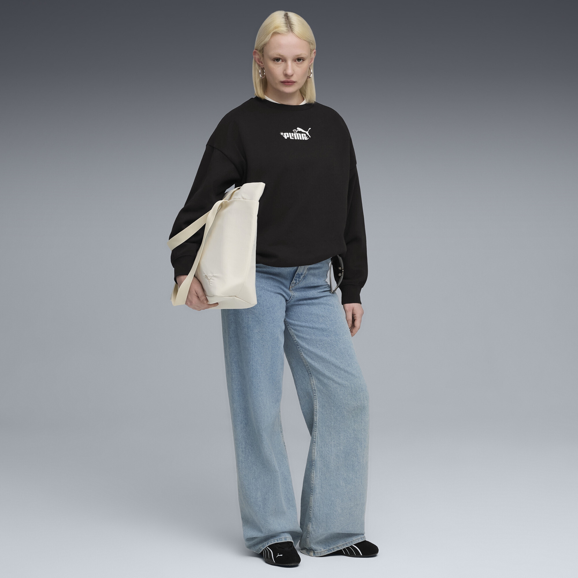 PUMA Sweatshirt »Essentials Nature 2.0 Oversized Sweatshirt Damen«