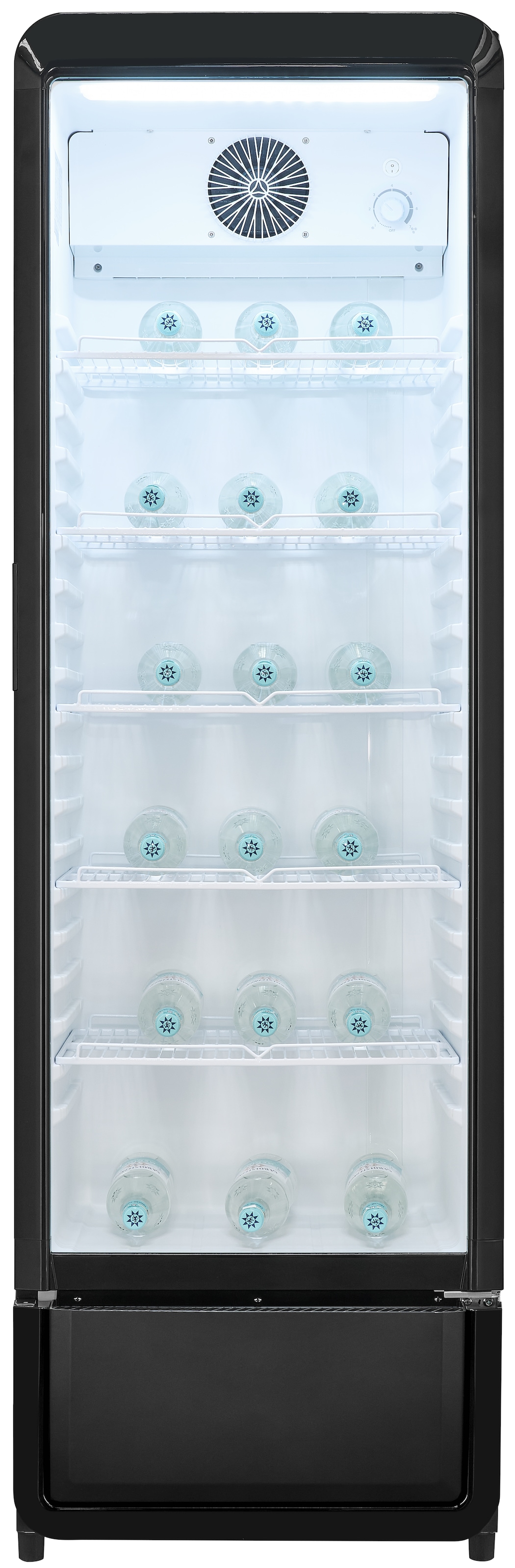 exquisit Getränkekühlschrank GKS260-GT-431D weiss »GKS260-GT-431D schwarz« 172,5 cm hoch 54 cm breit