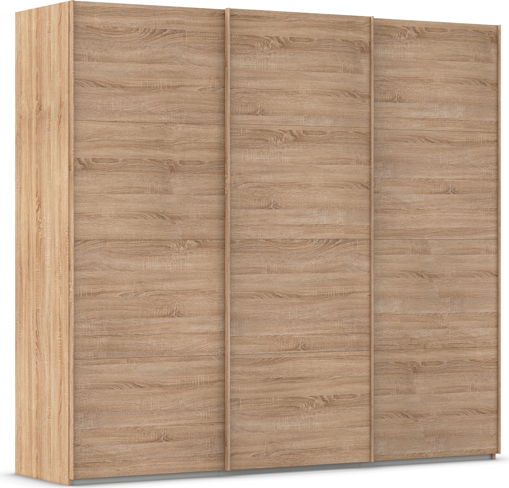 rauch Schwebetürenschrank "Kleiderschrank Schrank Garderobe Schlafzimmerschrank EVELYN" in elegantem Stil, in 5 Breiten, Griffe in Korpusfarbe MADE IN GERMANY