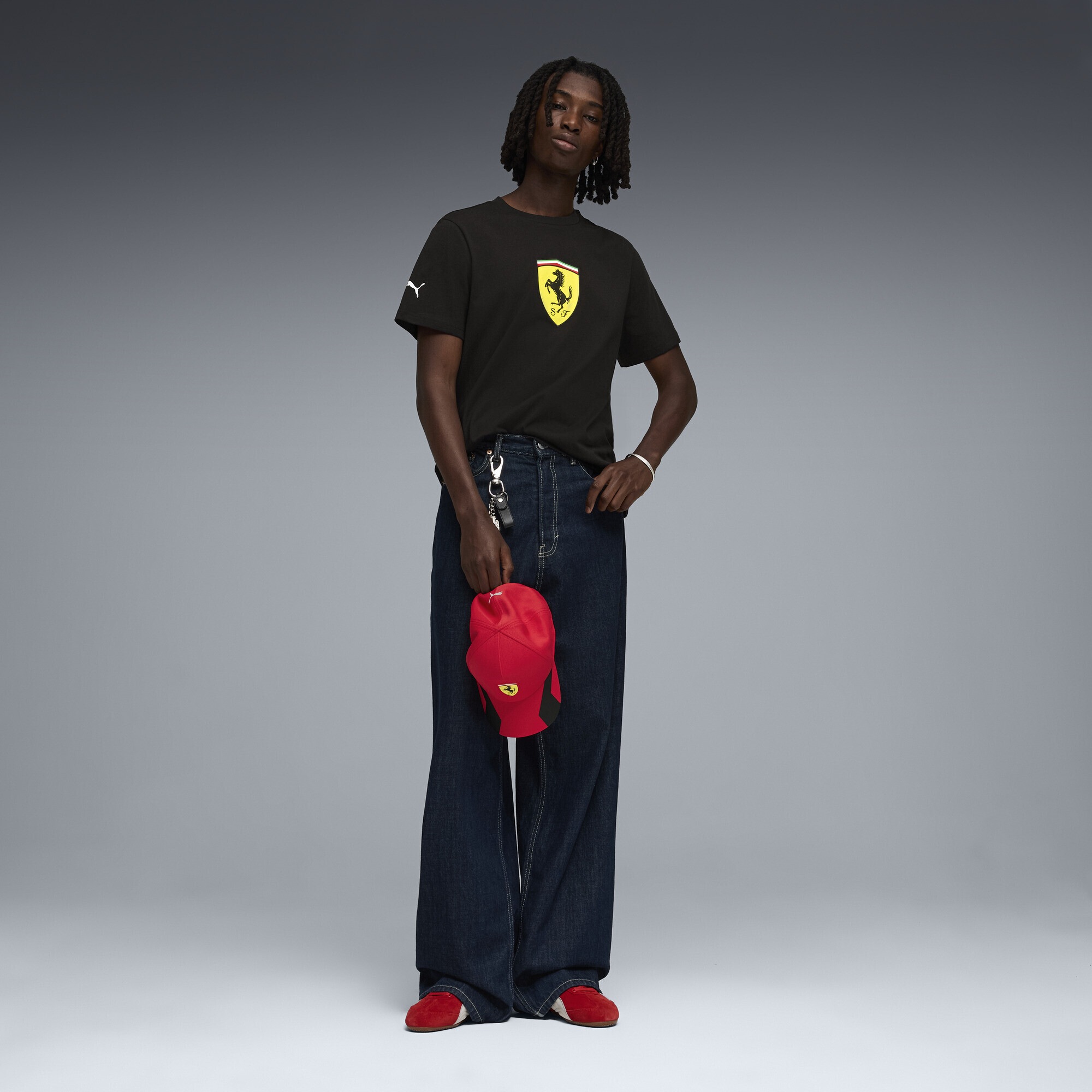 PUMA T-Shirt »Scuderia Ferrari Coloured Shield T-Shirt Herren«