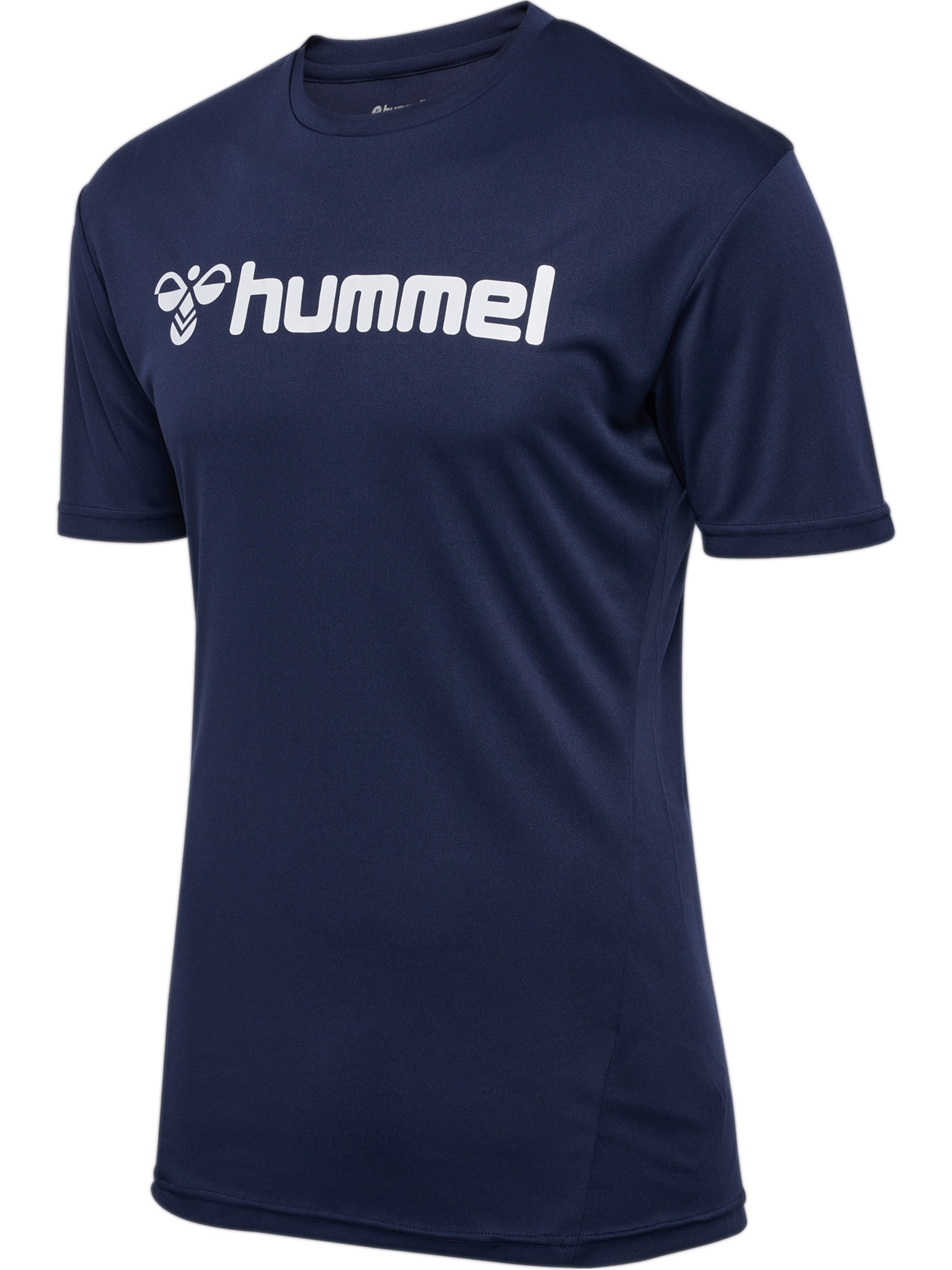 hummel Trainingsshirt »HMLLOGO JERSEY S/S« 1 tlg. normale Passform, kurze Ärmel, atmungsaktives Material