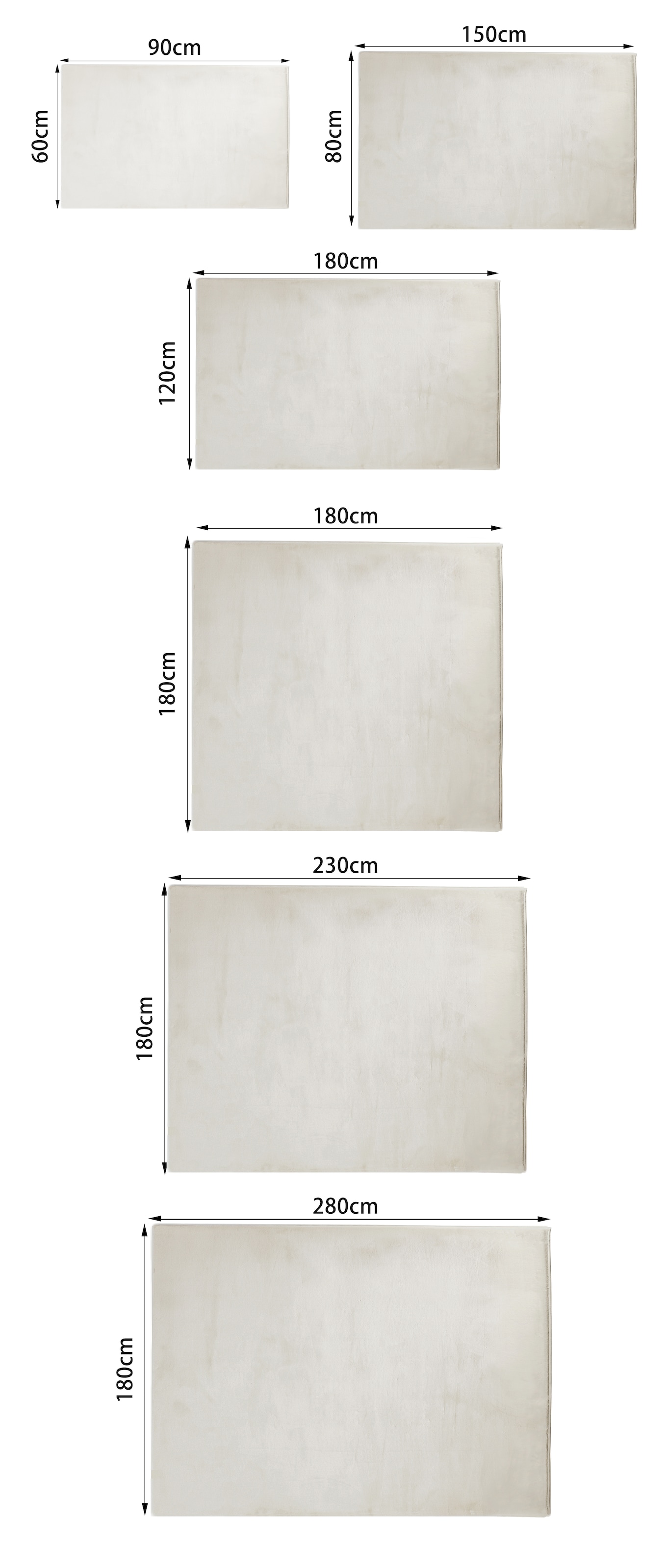 Leonique Fellteppich »Balu«, rechteckig, 20 mm Höhe, Kunstfell in Kaninchenfell Haptik, fußbodenheizungsgeeignet, pflegeleicht, ideale Teppiche für Wohnzimmer, Schlafzimmer, Esszimmer, Arbeitszimmer