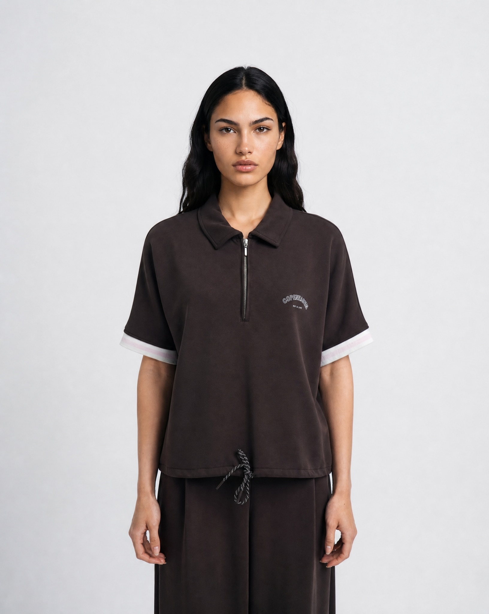 Smith & Soul Poloshirt in Sweatqualität, Tunnelzug