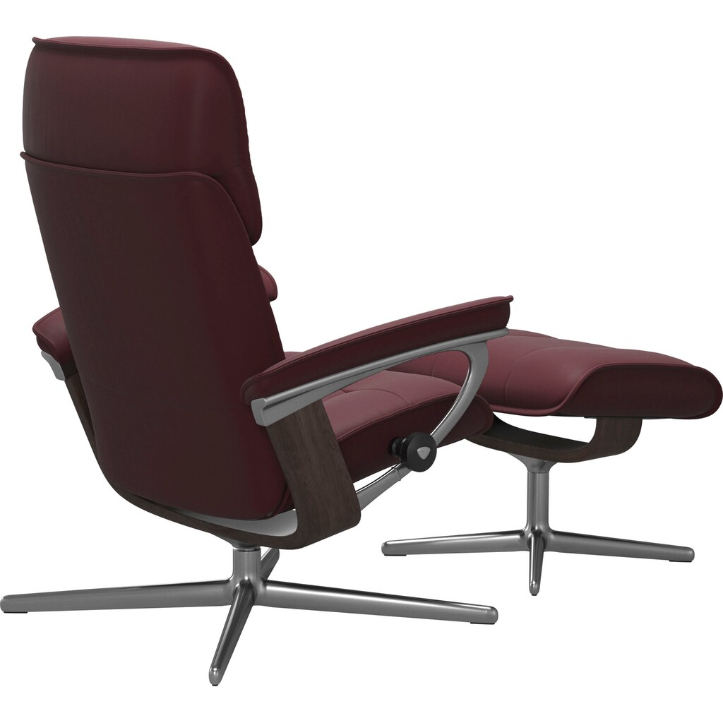 Stressless® Fußhocker »Admiral«, mit Cross Base, Größe M & L, Holzakzent Wenge