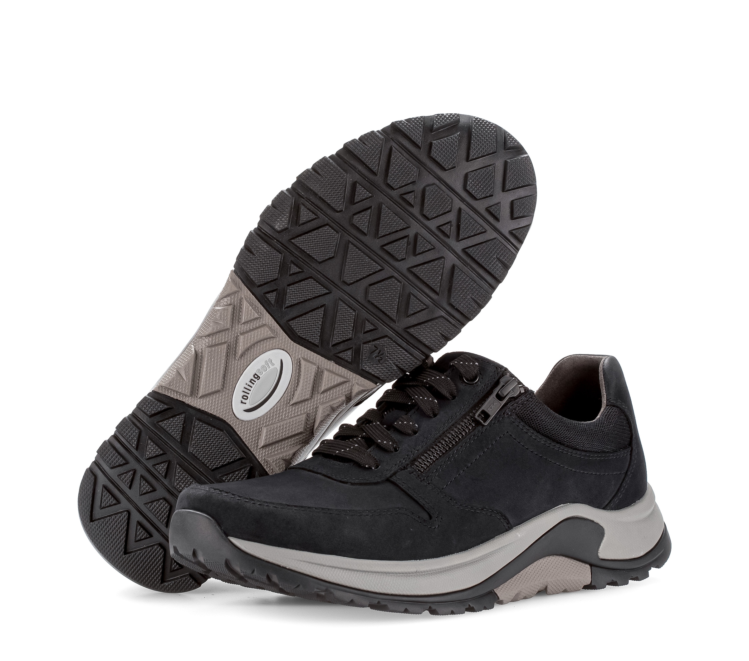 Gabor Keilsneaker  Schnürschuh, Halbschuh mit Logo-Emblem an der Ferse, Weite G