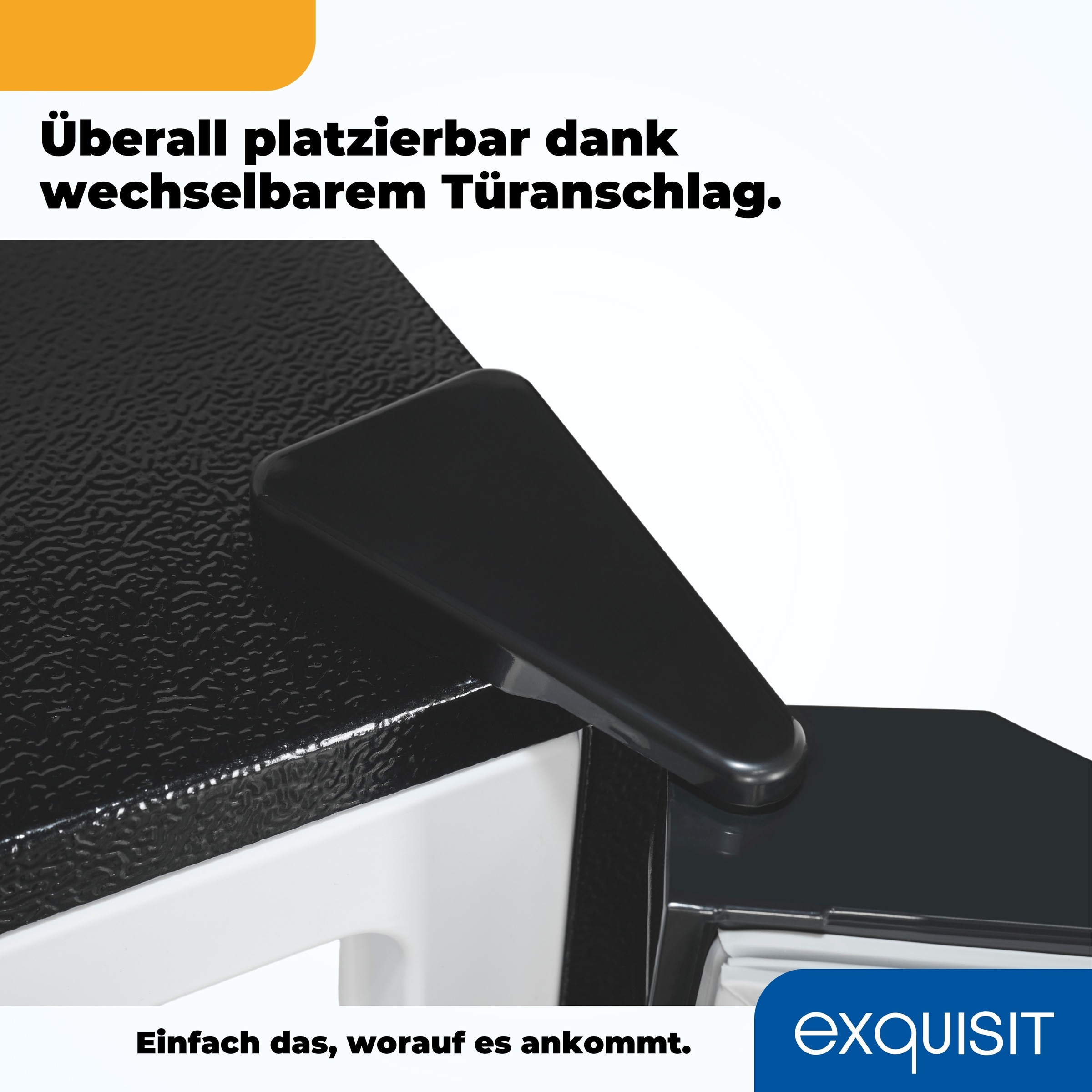 exquisit Gefrierschrank »GB40-050C schwarz«, 49,5 cm hoch, 47,5 cm breit, Mini Gefrierschrank