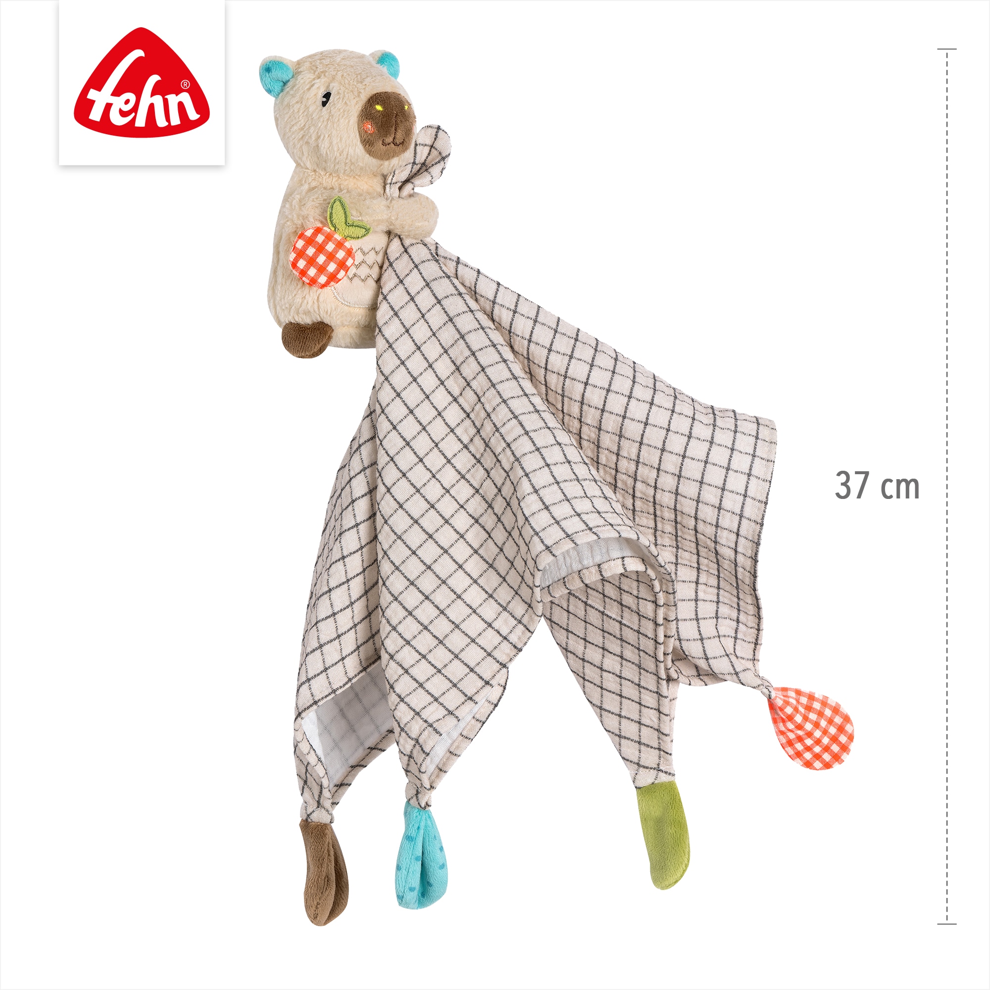Fehn Kuscheltuch »Capybara Clara, Musselin-Schmusetuch«