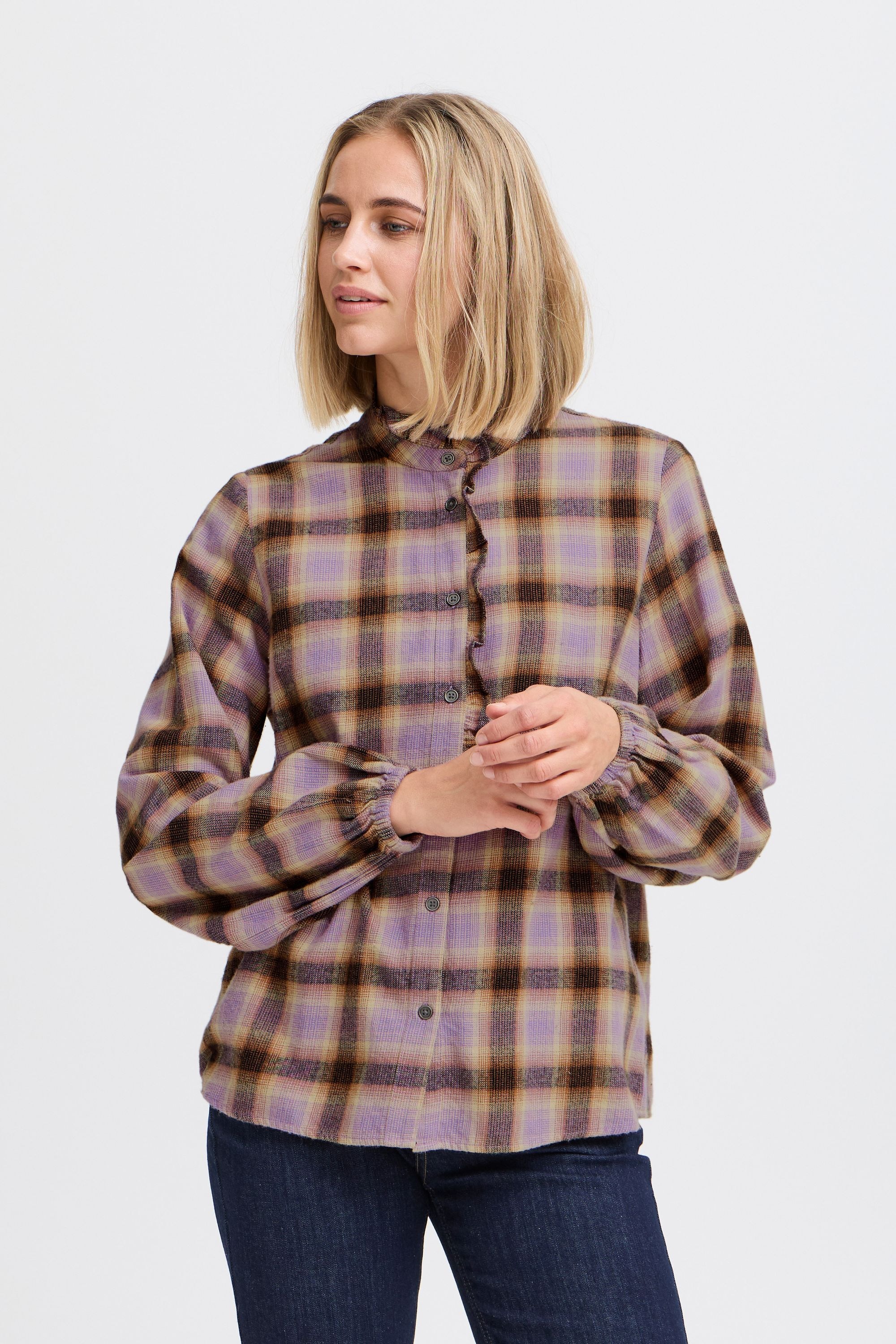 Pulz Jeans Langarmbluse »Langarmhemd PZKATELYN Frill Shirt«