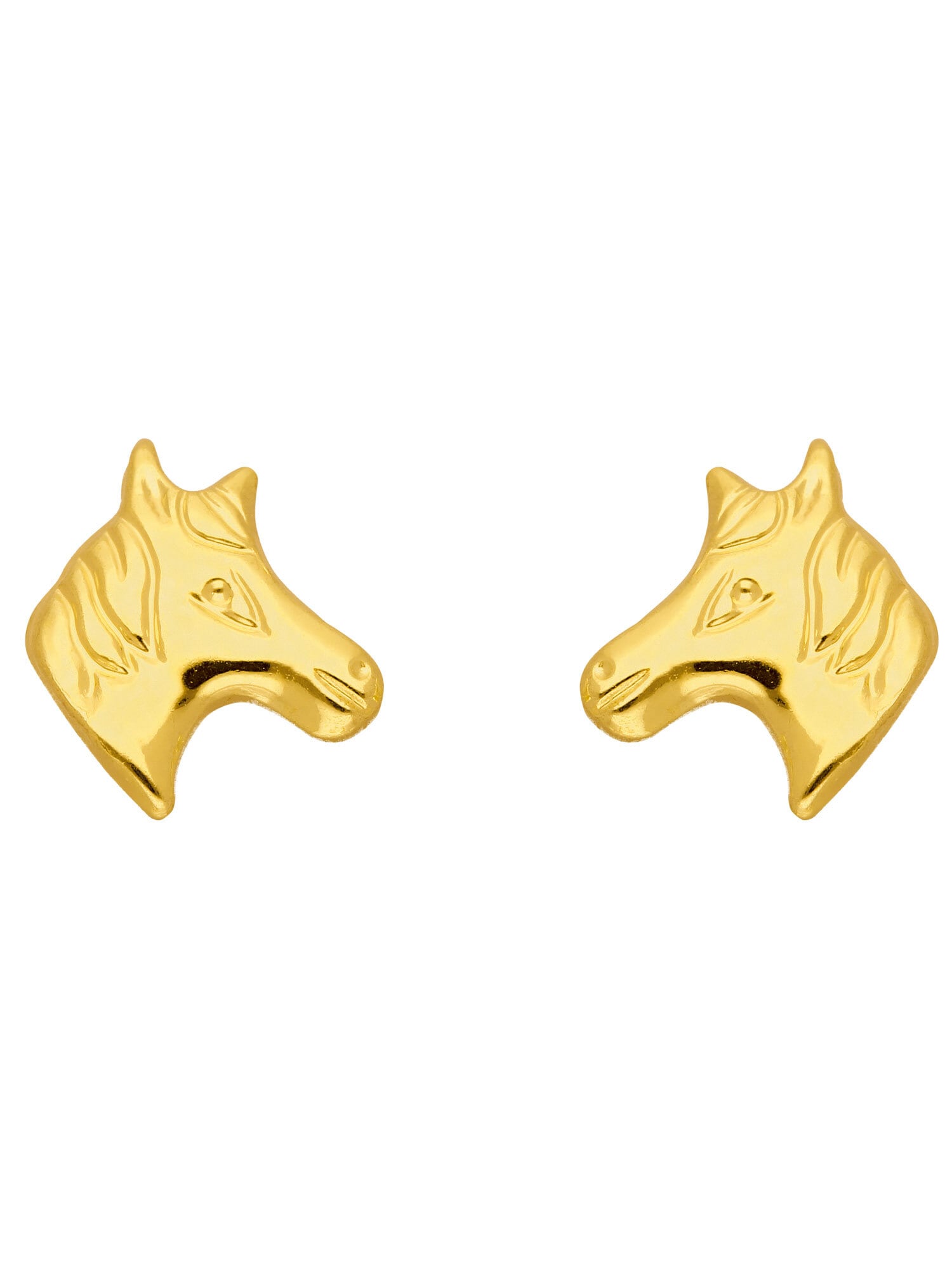 Paar Ohrhänger »333 Gold Ohrringe Ohrstecker Pferdekopf«, Goldschmuck für Damen