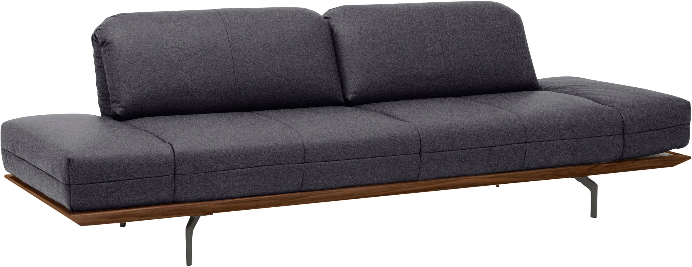 Creation BY ROLF BENZ 4-Sitzer »CR.420, Designsofa, Loungesofa«, in 2 Qualitäten, Holzrahmen in Eiche Natur oder Nußbaum, Breite 252 cm