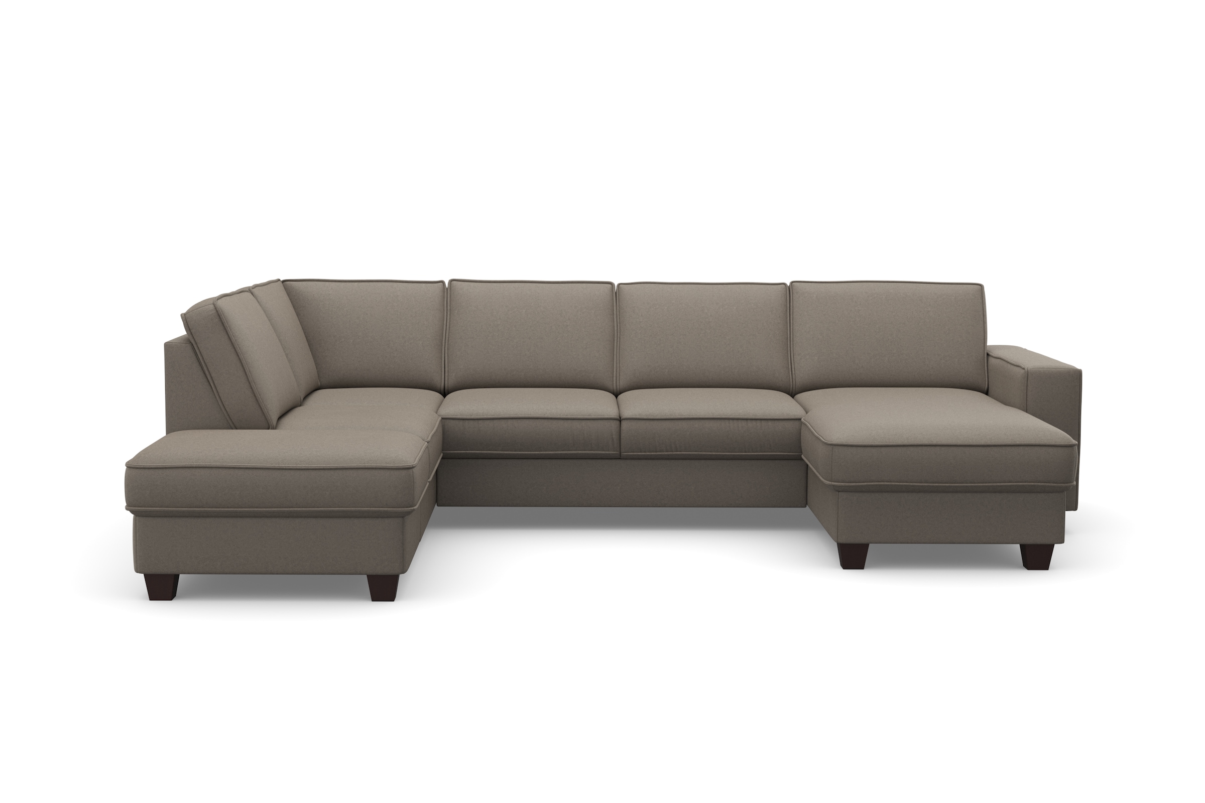 Home affaire Wohnlandschaft "County U-Form" wahlweise Ottomane links oder r günstig online kaufen