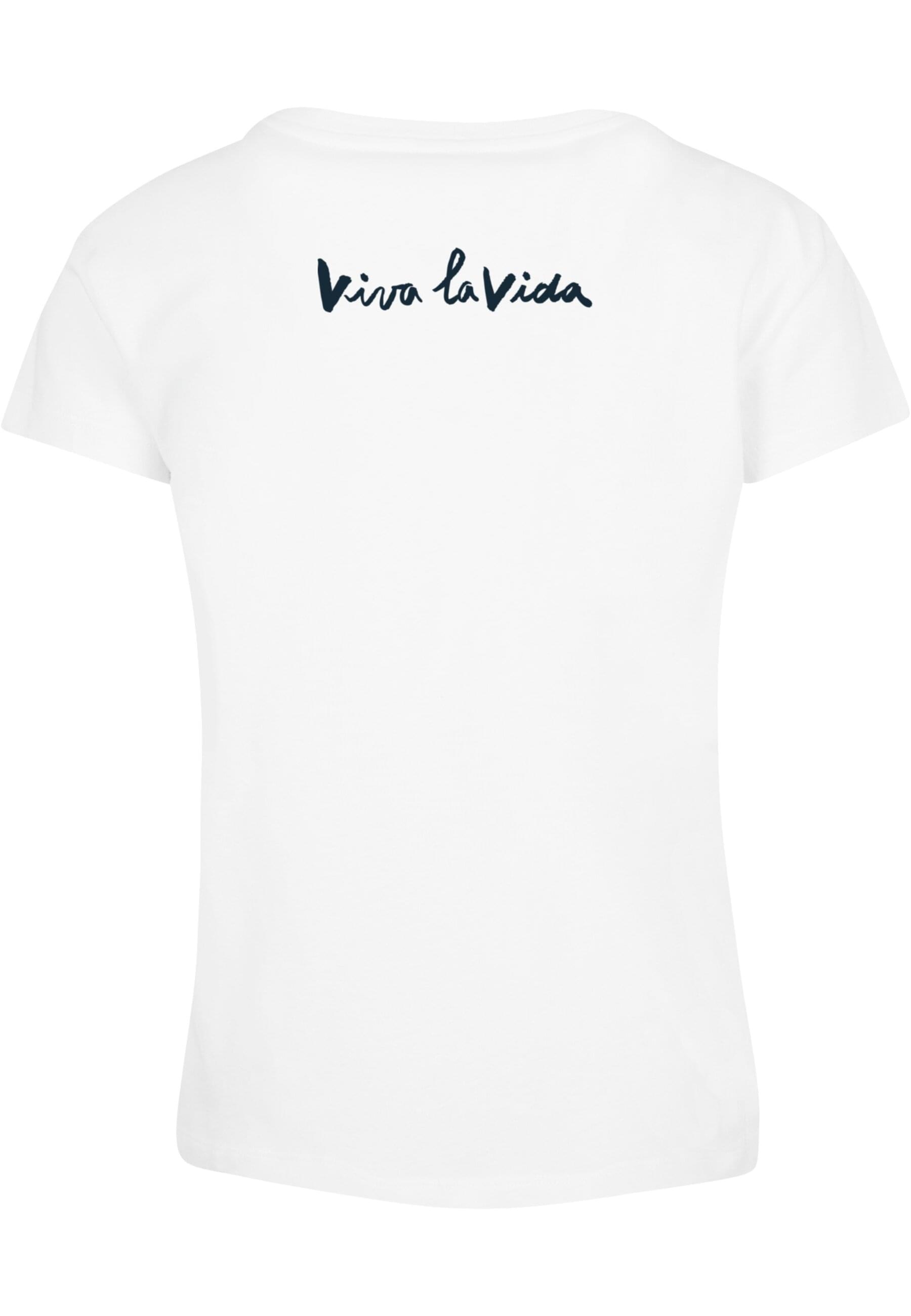 Merchcode T-Shirt »Merchcode Damen Ladies Frida Kahlo - Viva la vida 2 Box Tee«, (1 tlg.)