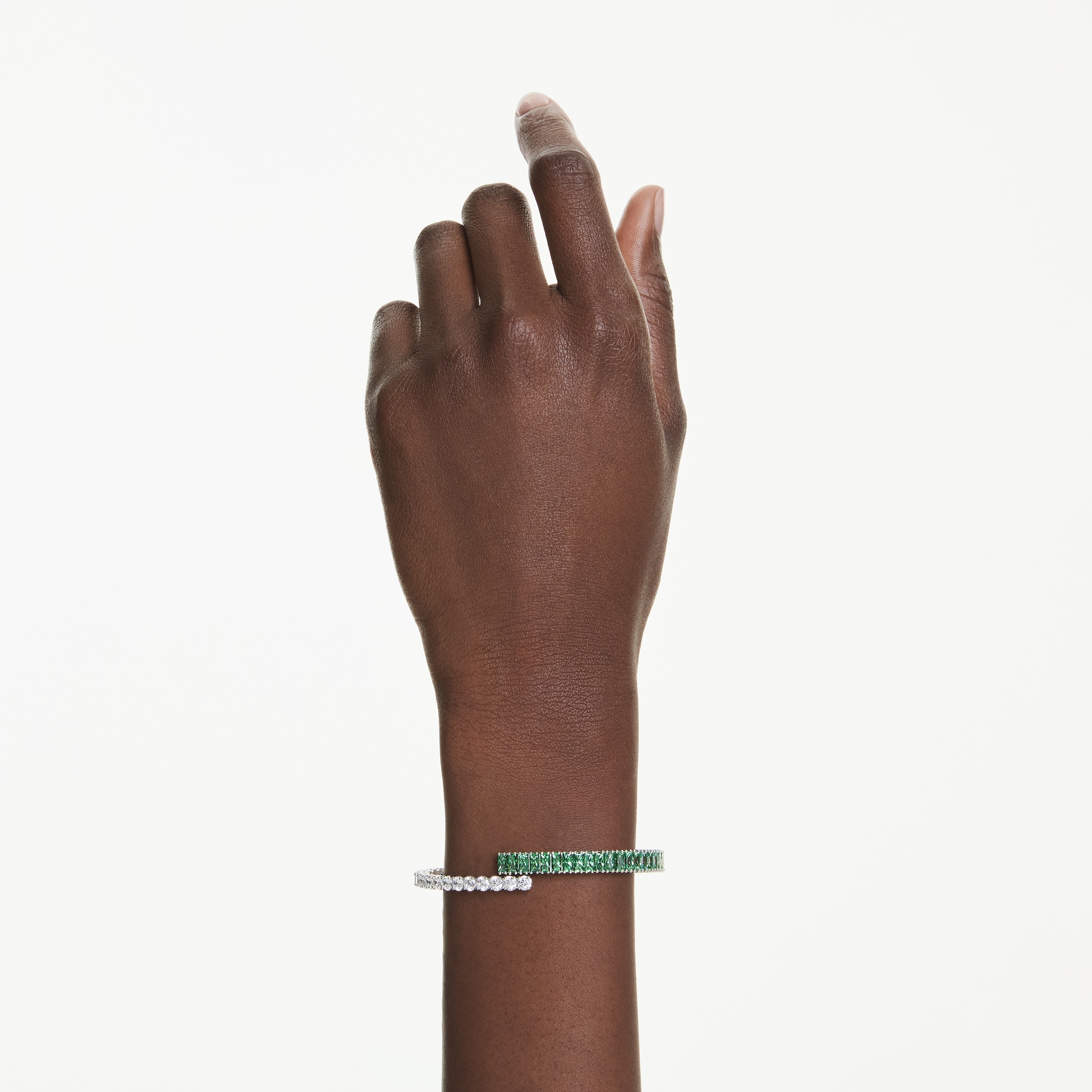 Swarovski Armspange »Schmuck Geschenk Matrix Armreif,«, mit Swarovski® Kristall, Zirkonia (synth.)
