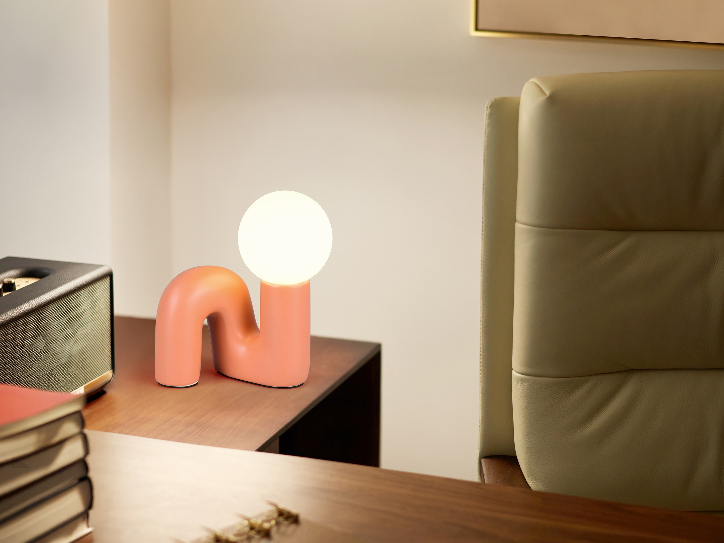 REALITY Leuchten Tischleuchte »QUINN, Keramik Tischlampe m. Glasschirm, ohne  Leuchtmittel 1xG9 max5W« G9 1 Stk. warmweiß - kaltweiß Design Nachttischlampe, Schreibtischlampe Höhe 22cm, Glas Lampenschirm