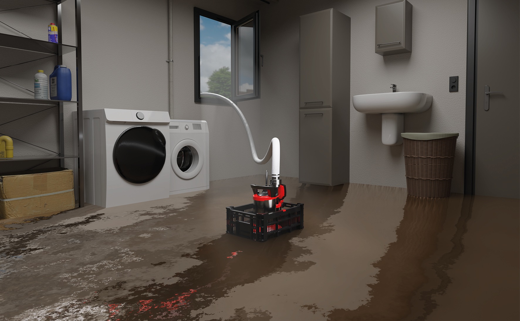 Einhell Schmutzwasserpumpe »Flutset GE-DP 7535 N LL«