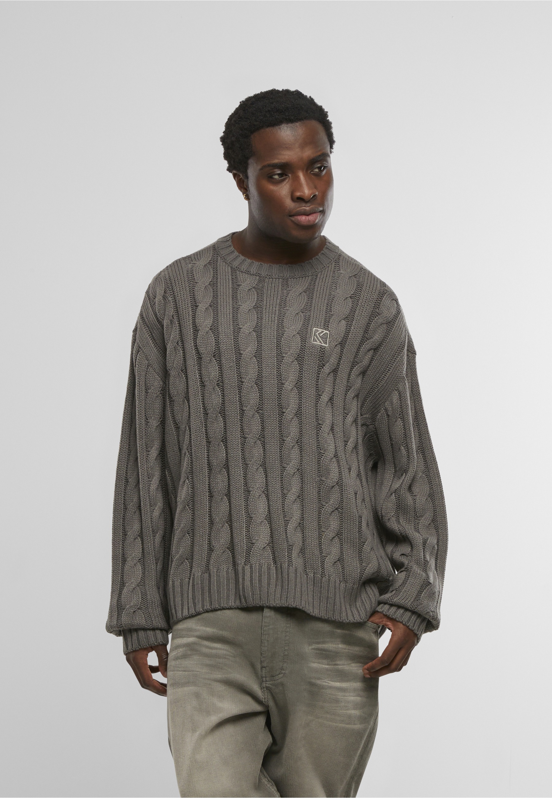 Karl Kani Rundhalspullover »Karl Kani OG Cable Knit Os Sweater« 1