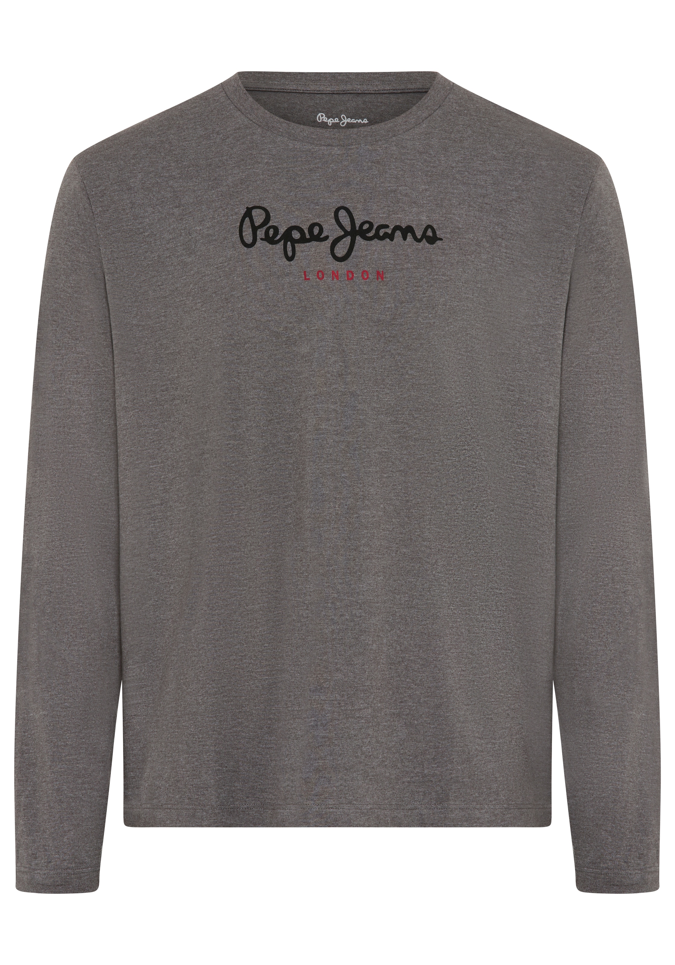 Pepe Jeans Langarmshirt "EGGO LONG N" aus reiner Baumwolle, Rundhals günstig online kaufen