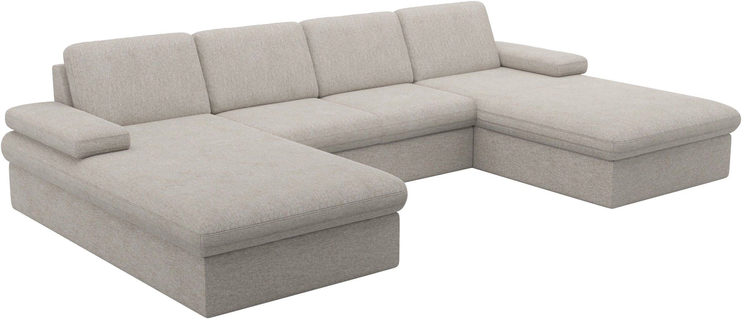sit&more Wohnlandschaft »Moreno«, mit Armteilverstellung,wahlweise mit Bettfunktion