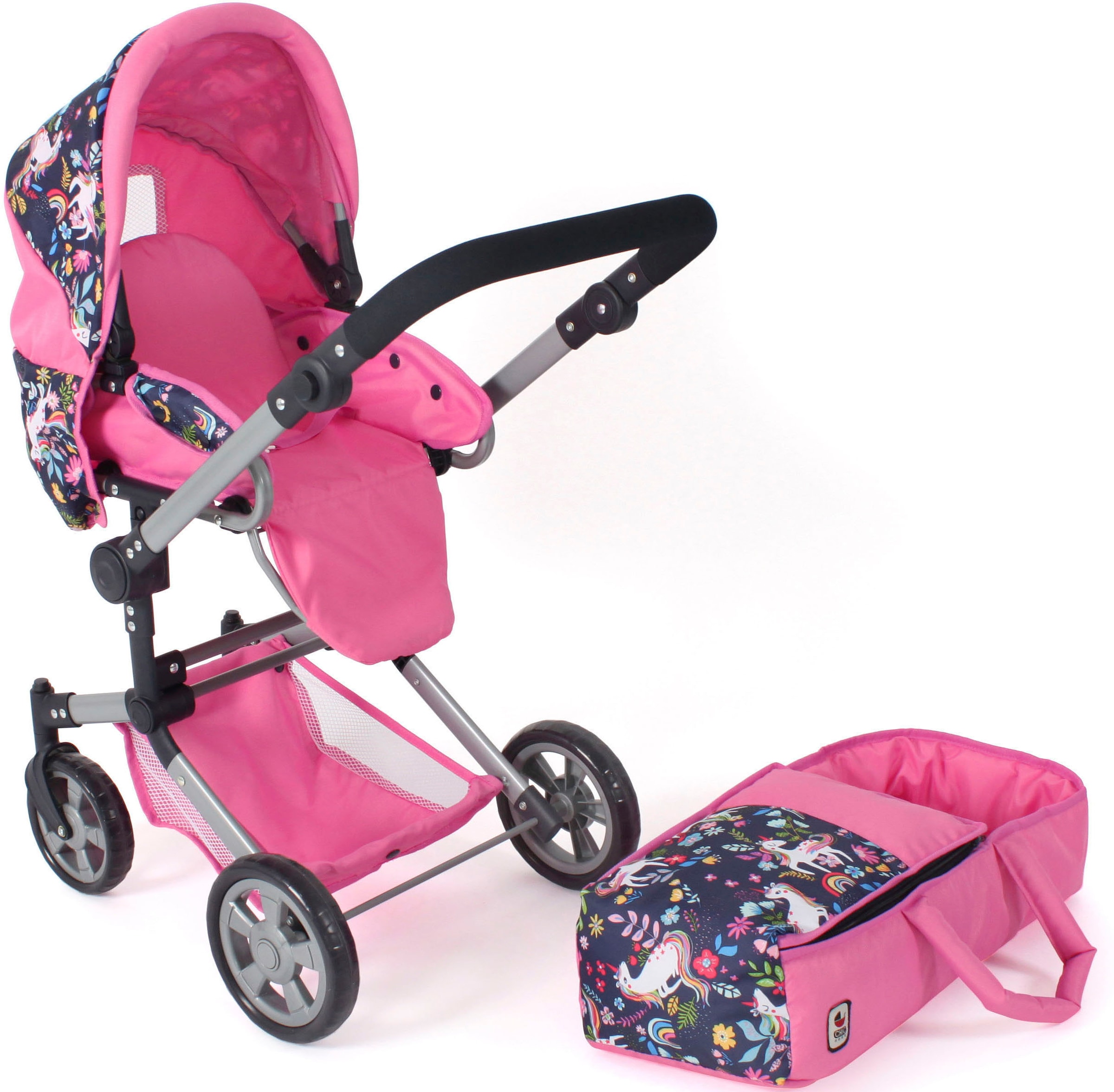 CHIC2000 Kombi-Puppenwagen »Jara, Einhorn«, zusammenklappbar