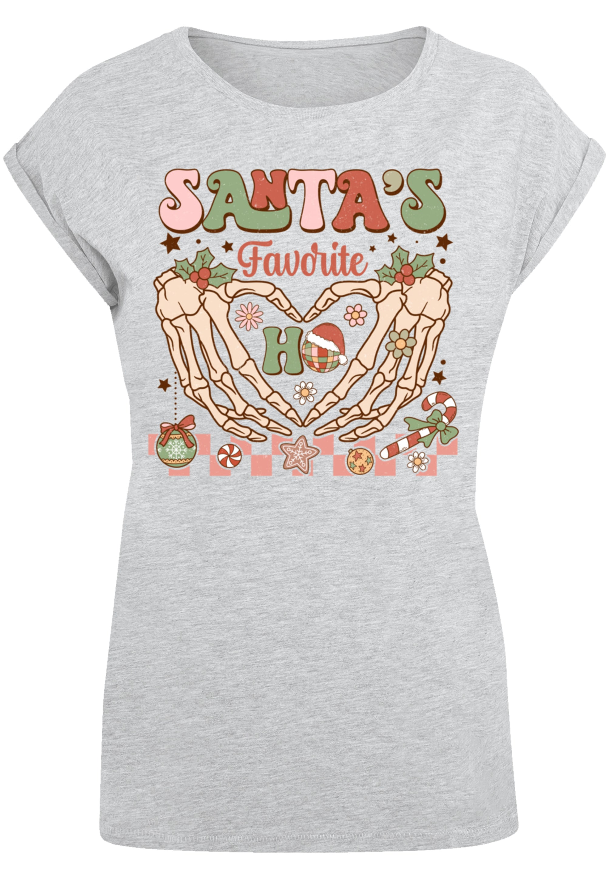 F4NT4STIC T-Shirt »Santas favorite Ho Ho Ho Weihnachten«, Premium Qualität, Weihnachts-Kollection