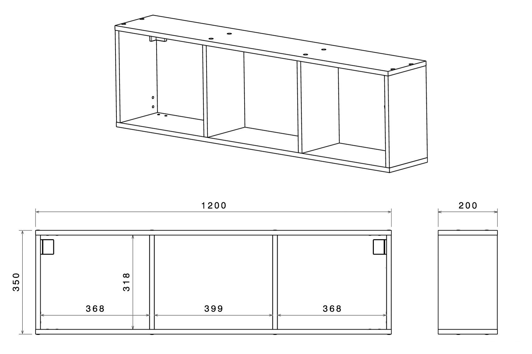 Parisot Schrank-Set »Wave 1, Küchenschrank, Buffetset, Küche«, (Set, 9 St., 4xUnterschrank, Theke/Arbeitsplattenergänzung.,3x Hochschrank, Regal), Türen mit Softclose Funktion, Thekenplatte aus Eiche - funiert