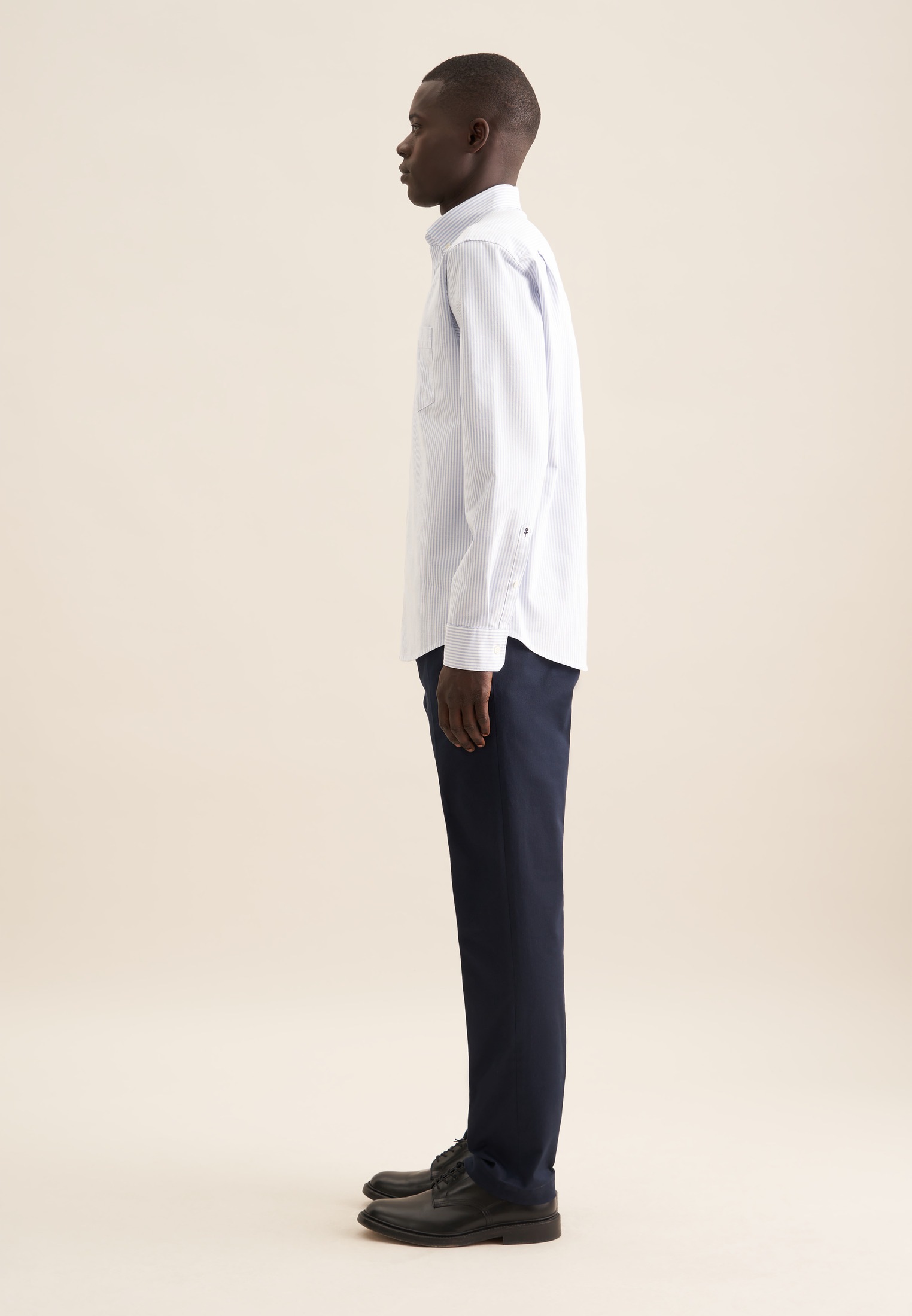 seidensticker Businesshemd, Regular Button-Down-Kragen Gestreift