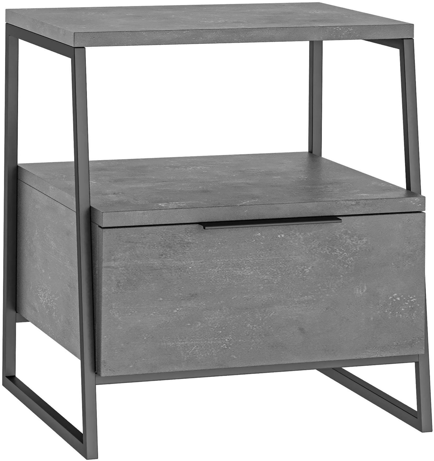 Decortie Nachttisch "PAL NACHTTISCH MIT SCHUBLADEN", (Packung, 1 St.), Leic günstig online kaufen