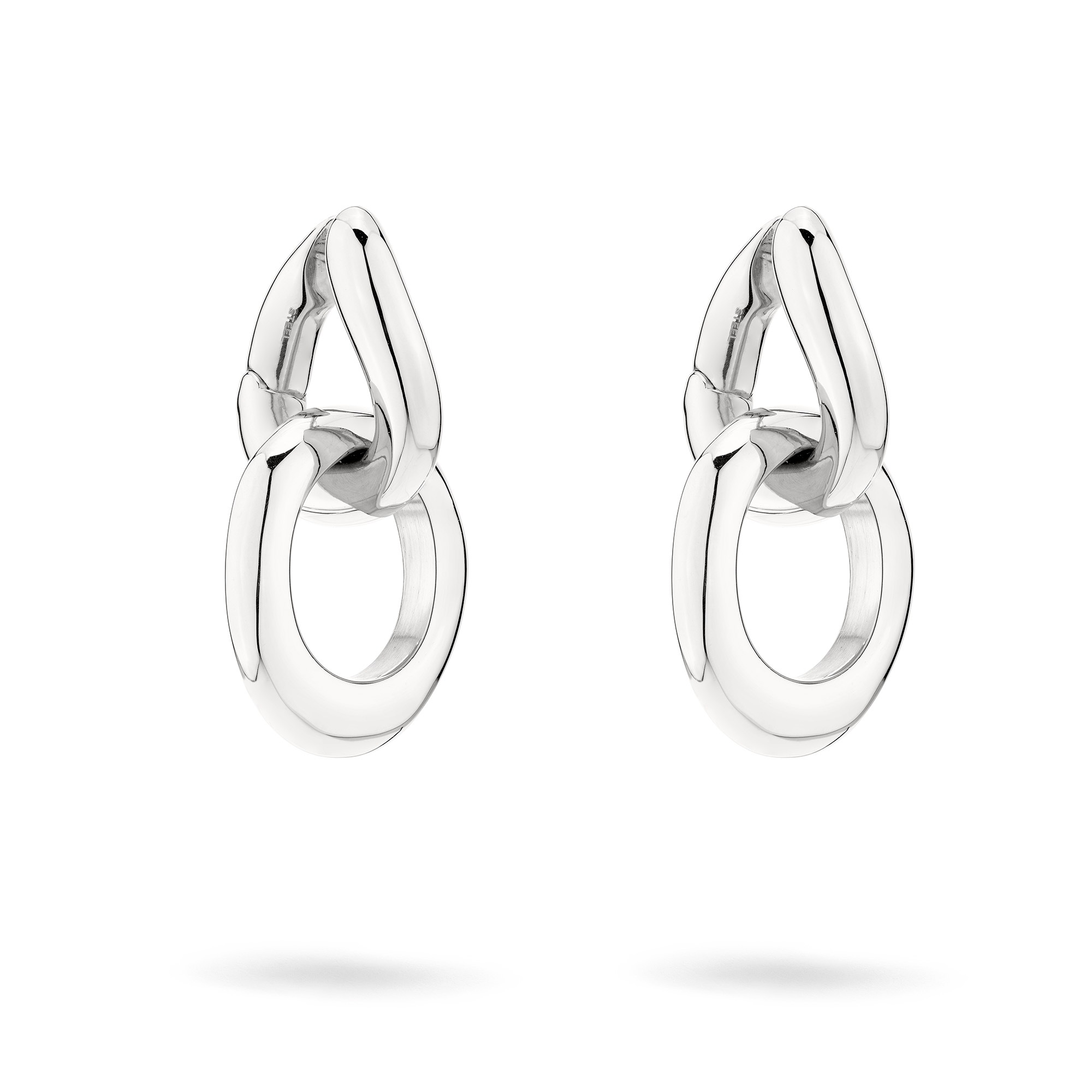 Liebeskind Berlin Paar Creolen »Schmuck Geschenk Edelstahl Ohrringe The Organic«, Einhänger abnehmbar