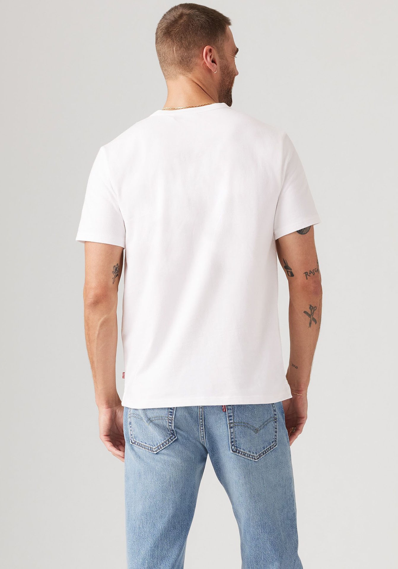 Levi's® Henleyshirt, mit Logo Stickerei