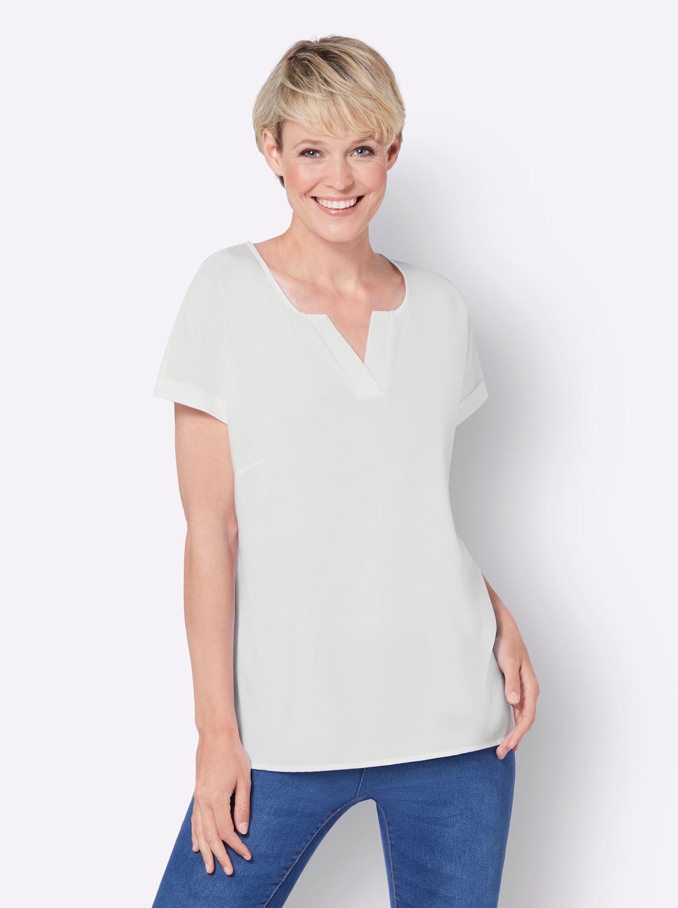 Classic Basics Schlupfbluse