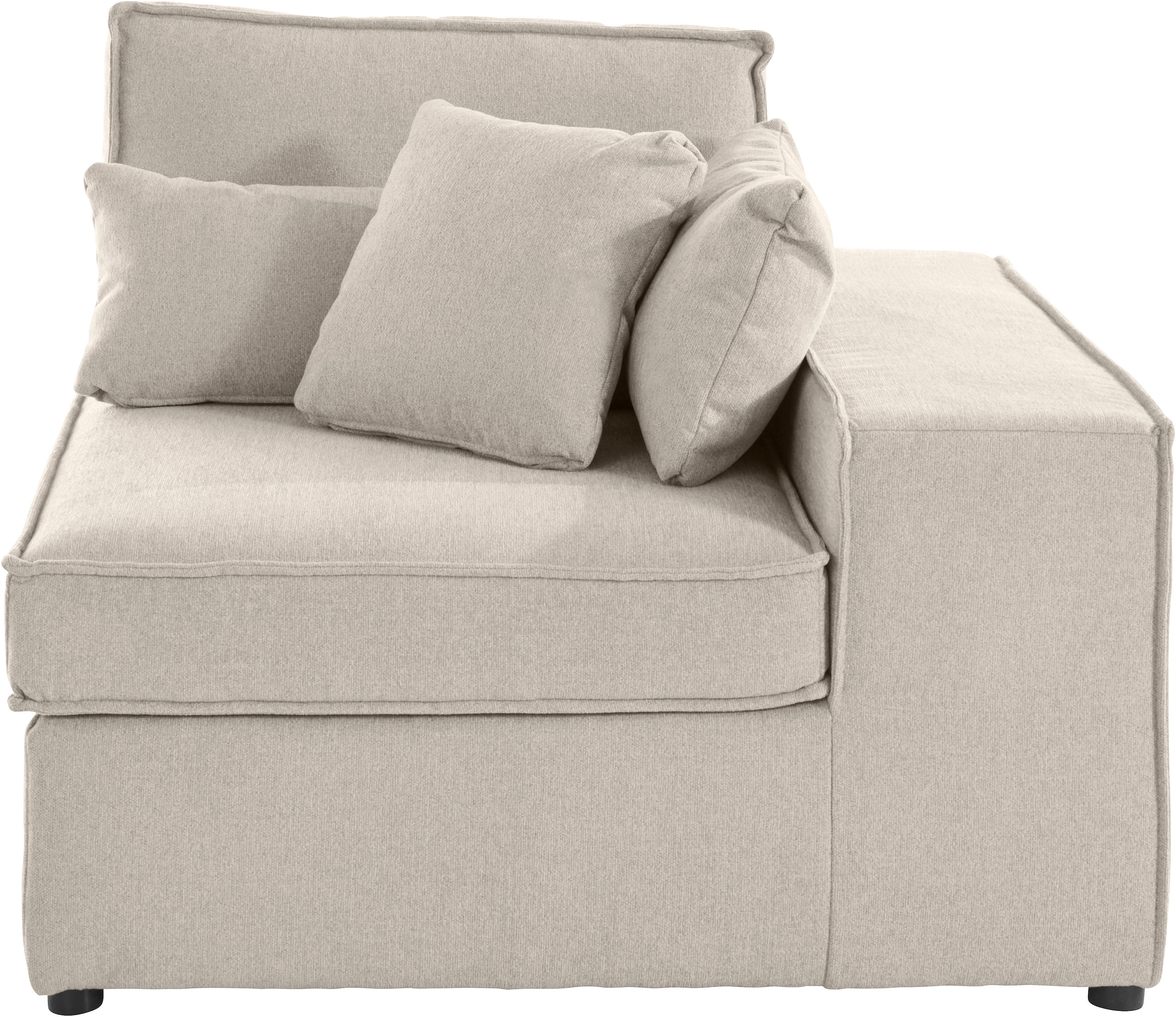 RAUM.ID Sofaelement "Florid", als Teil eines Modulsofas, fester Sitzkomfort, auch in Cord