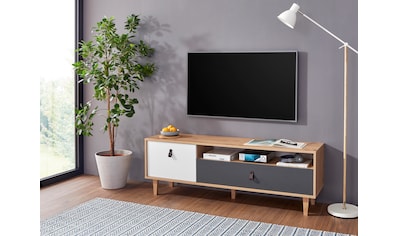 Homexperts TV-Board »Bristol«, Breite 150 cm, mit massiven Eichefüßen kaufen