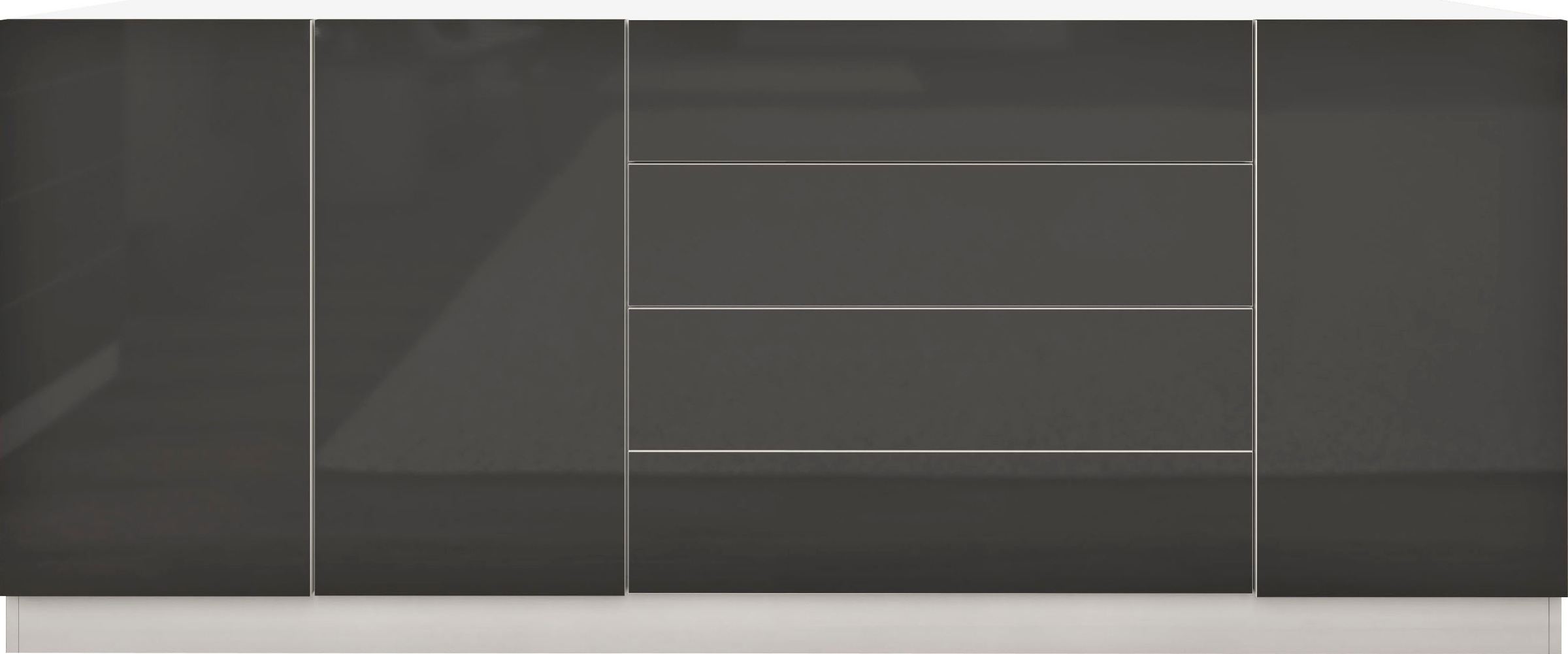 borchardt Möbel Sideboard "Vaasa, Kommode mit 3 Türen und 4 Schubkästen auf günstig online kaufen