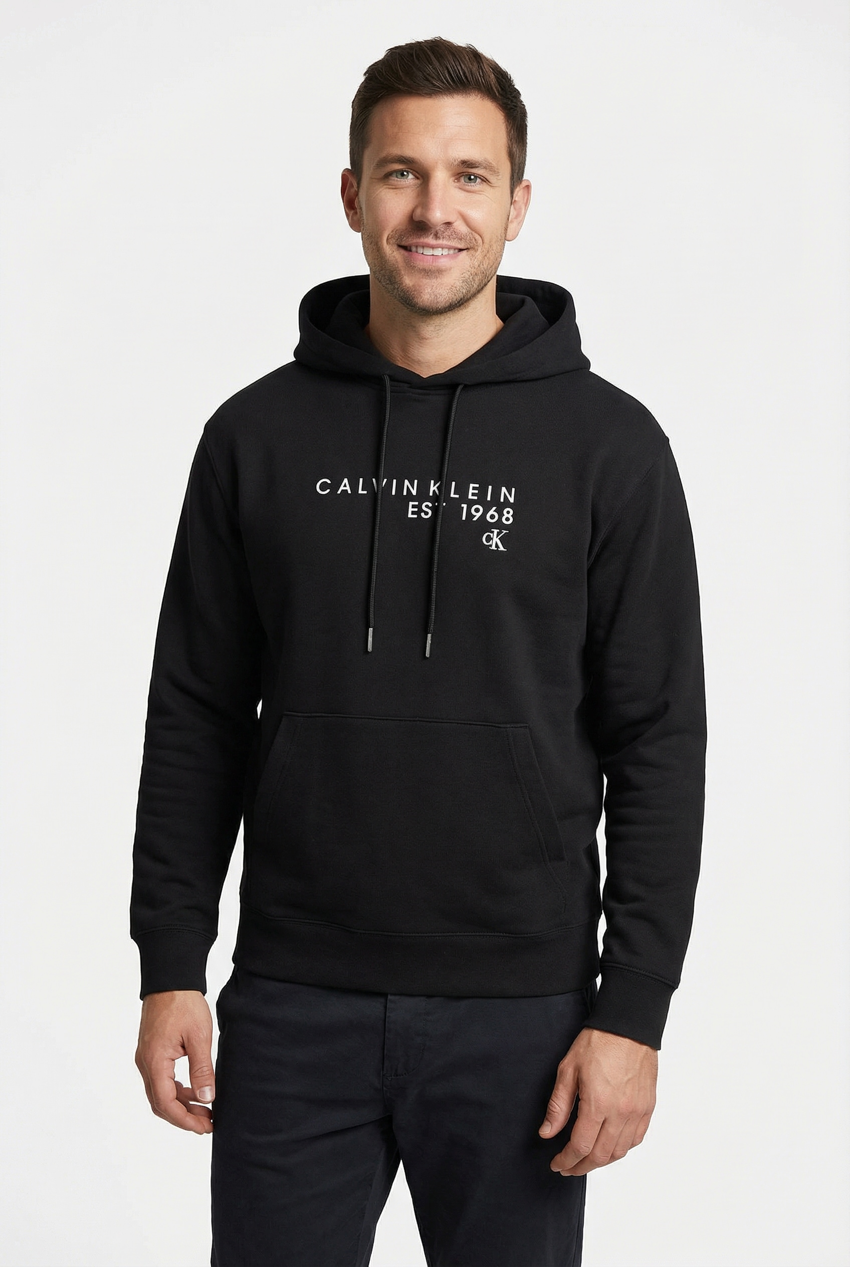 Calvin Klein Jeans Kapuzensweatshirt "CALVIN 1968 GRAPHIC", Regular fit mit Kapuze mit Kordelzug