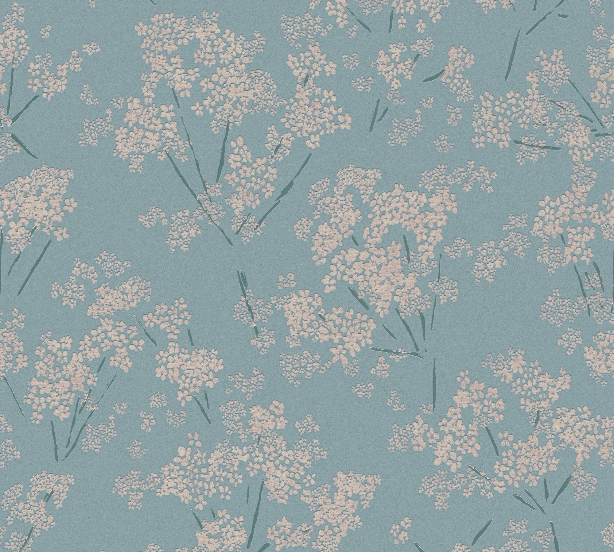 A.S. Création Vliestapete »Casual Living Blümchen-Tapete Mustertapete Floral Blumen«, matt, Vliestapete Blumentapete für Schlafzimmer Küche Wohnzimmer Blümchen