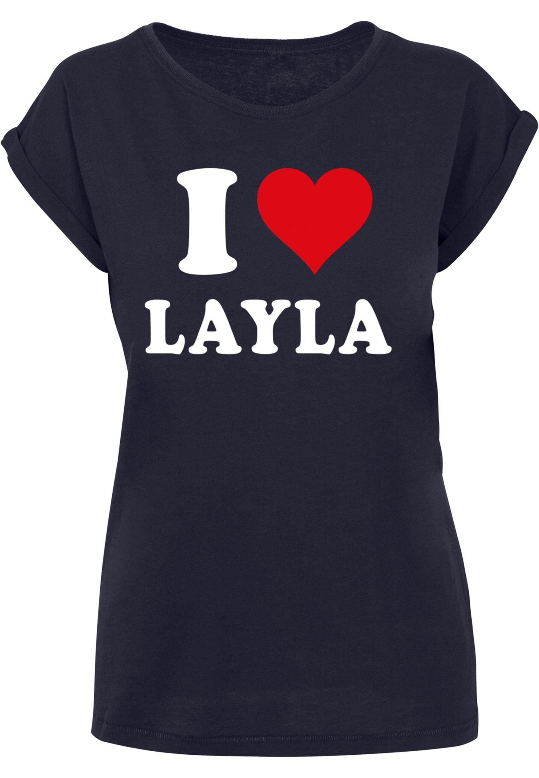 Merchcode T-Shirt«, X (1 | Ladies T-Shirt tlg.) Layla BAUR kaufen Love I »Damen