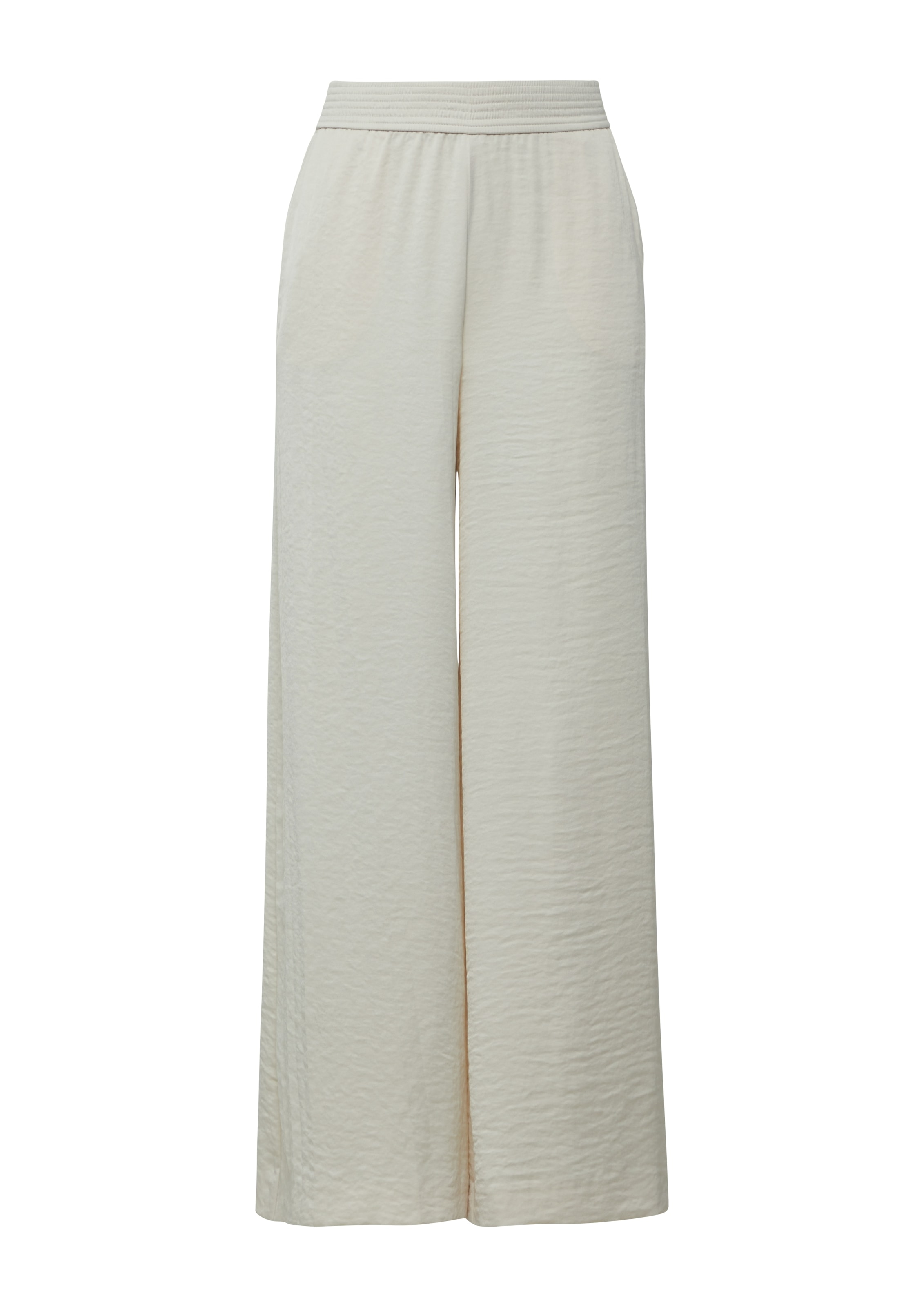 Comma Stoffhose, Wide Leg und eleatischem Bund