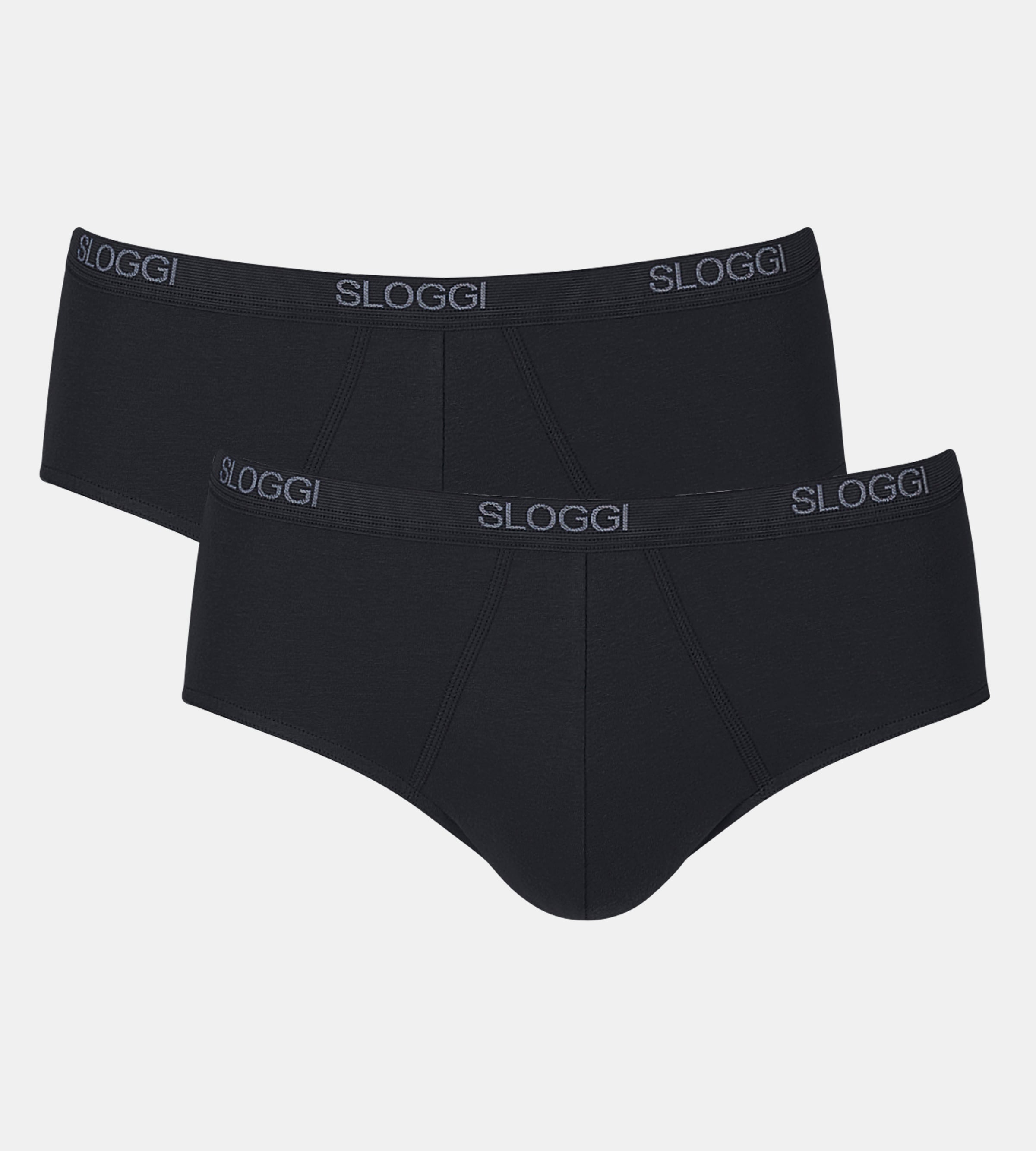 sloggi Slip "men Basic Midi 2P", (2er Pack), perfekter Sitz