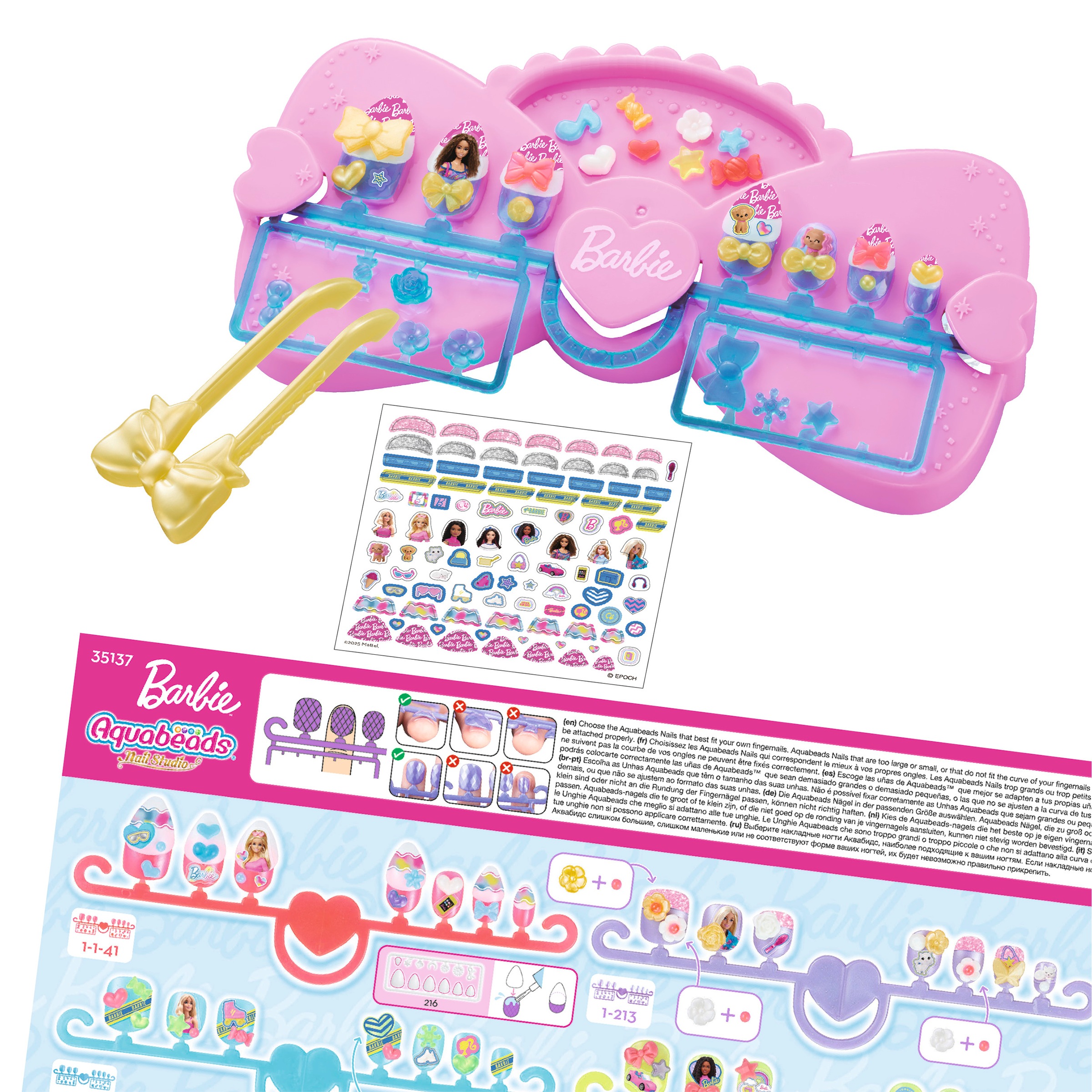 Aquabeads Kreativset »Barbie Nagelstudio«