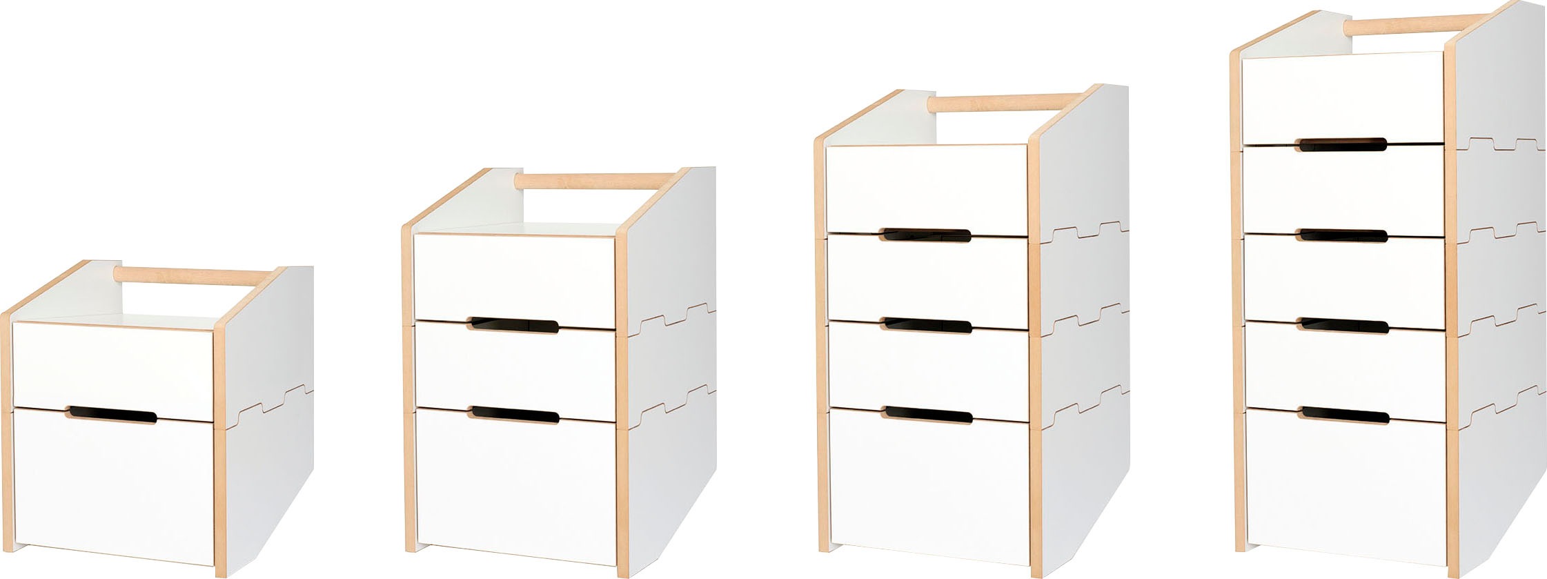 Tojo Nachtschrank »Cargo«, verschiedene Module, die miteinander kombiniert werden können