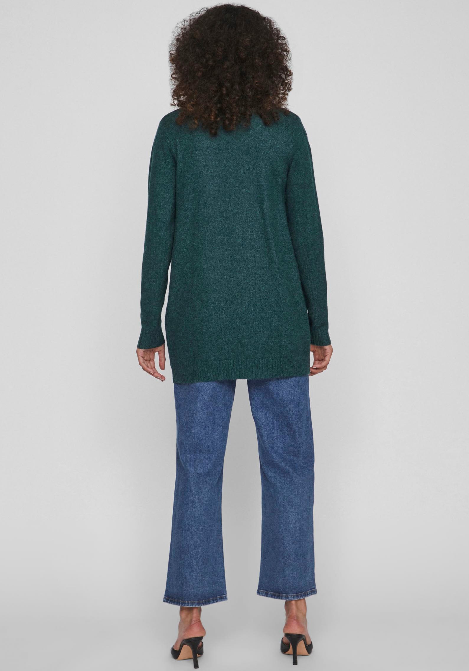 Vila Strickjacke »VIRIL OPEN L/S KNIT CARDIGAN - NOOS« Viskosemischung, regular fit