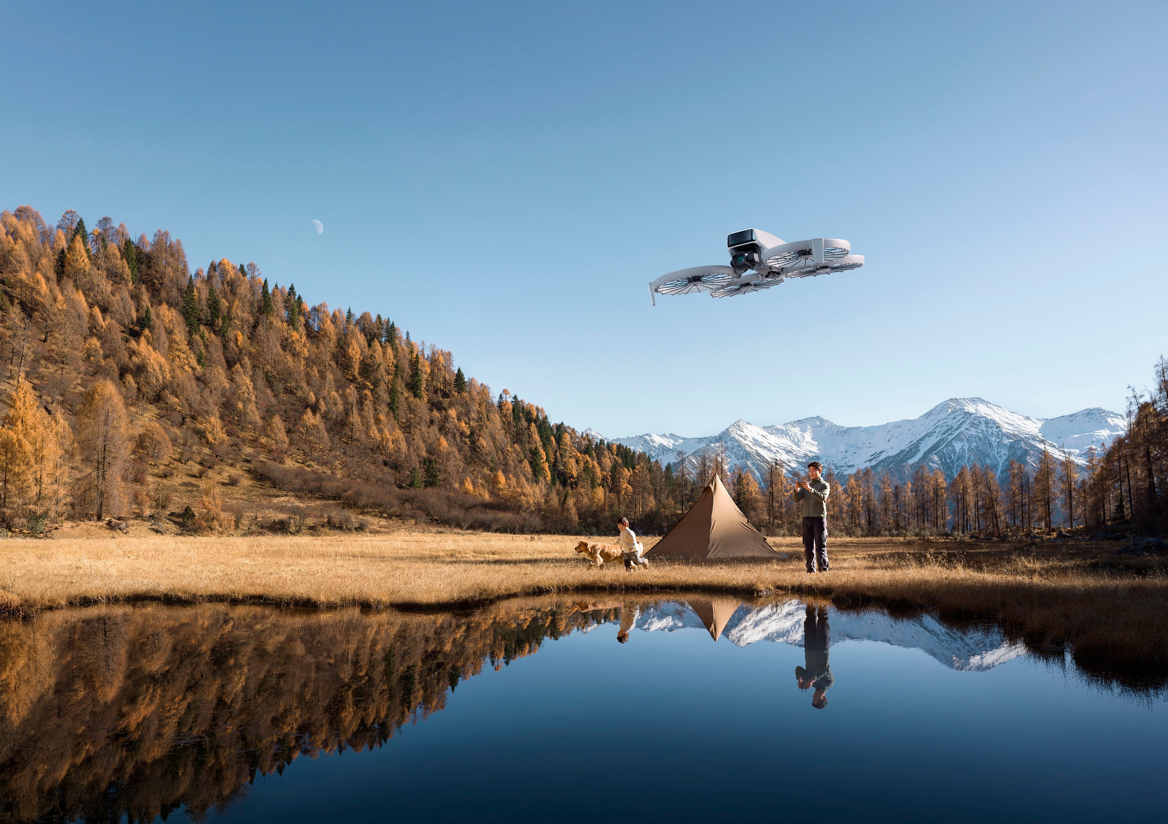 DJI Drohne »Flip«, (DJI RC-N3 Fernsteuerung)