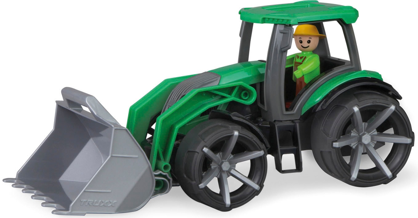 "Spielzeug-Traktor LENA ""Truxx, grün"", grün, Spielzeugfahrzeuge, KinderB:14,5cm H:16cm T:32cm, Kunststoff, inklusive Spielfiugr; Made in Europe