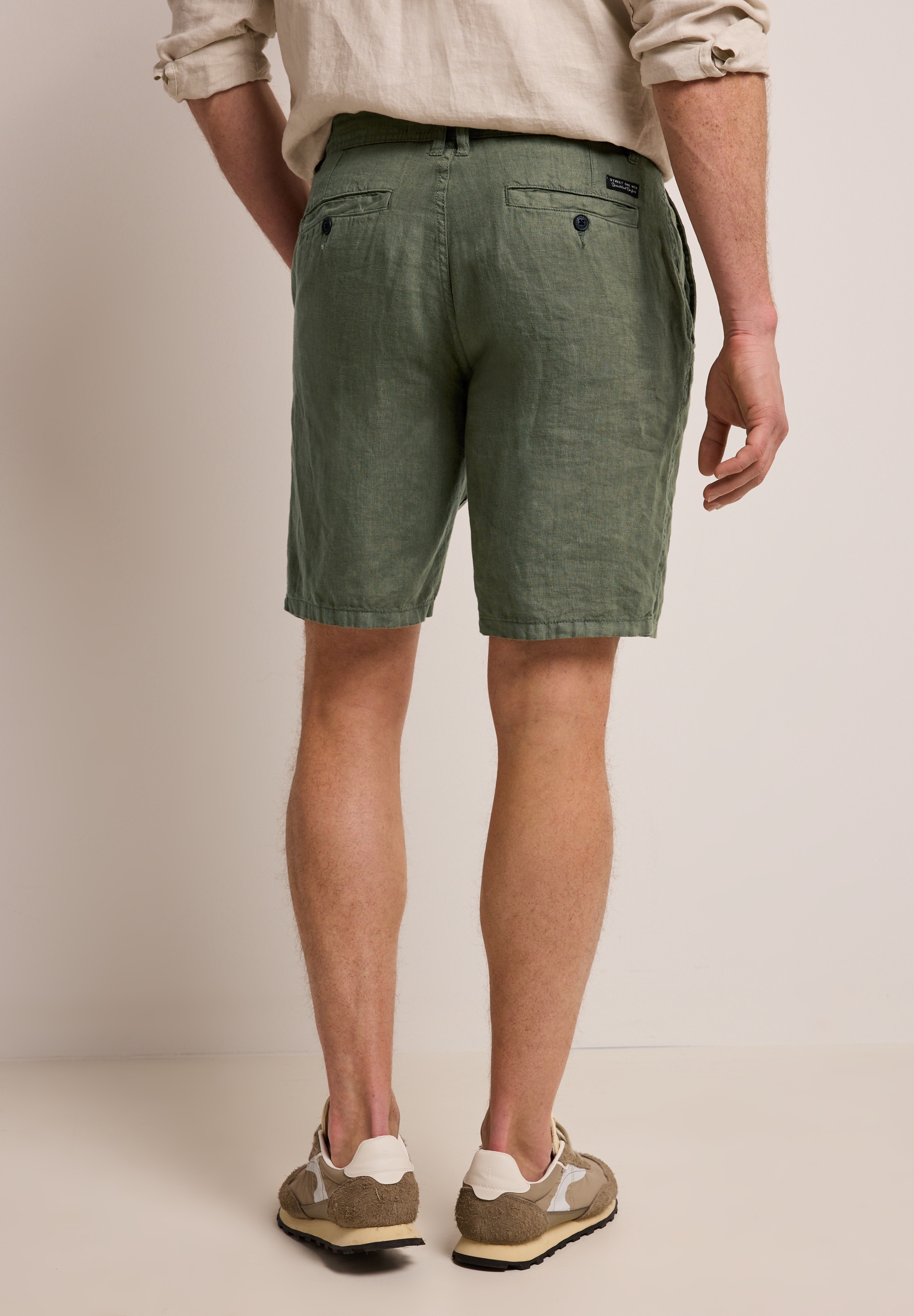 STREET ONE MEN Shorts  aus Leinen
