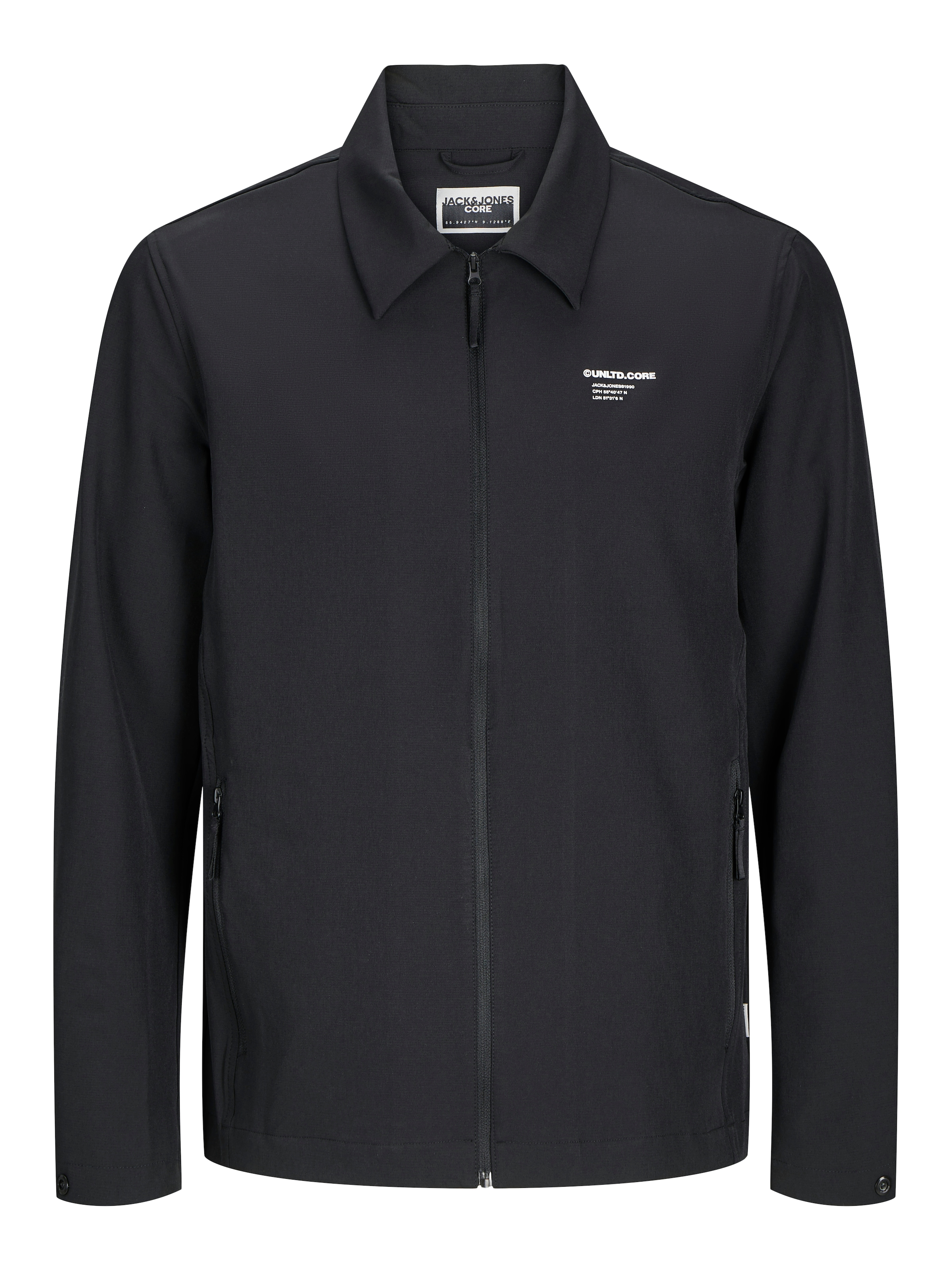 Jack & Jones Langarmhemd »JCOAERO SHIRT JACKET LS NOOS«, mit Reißverschluss