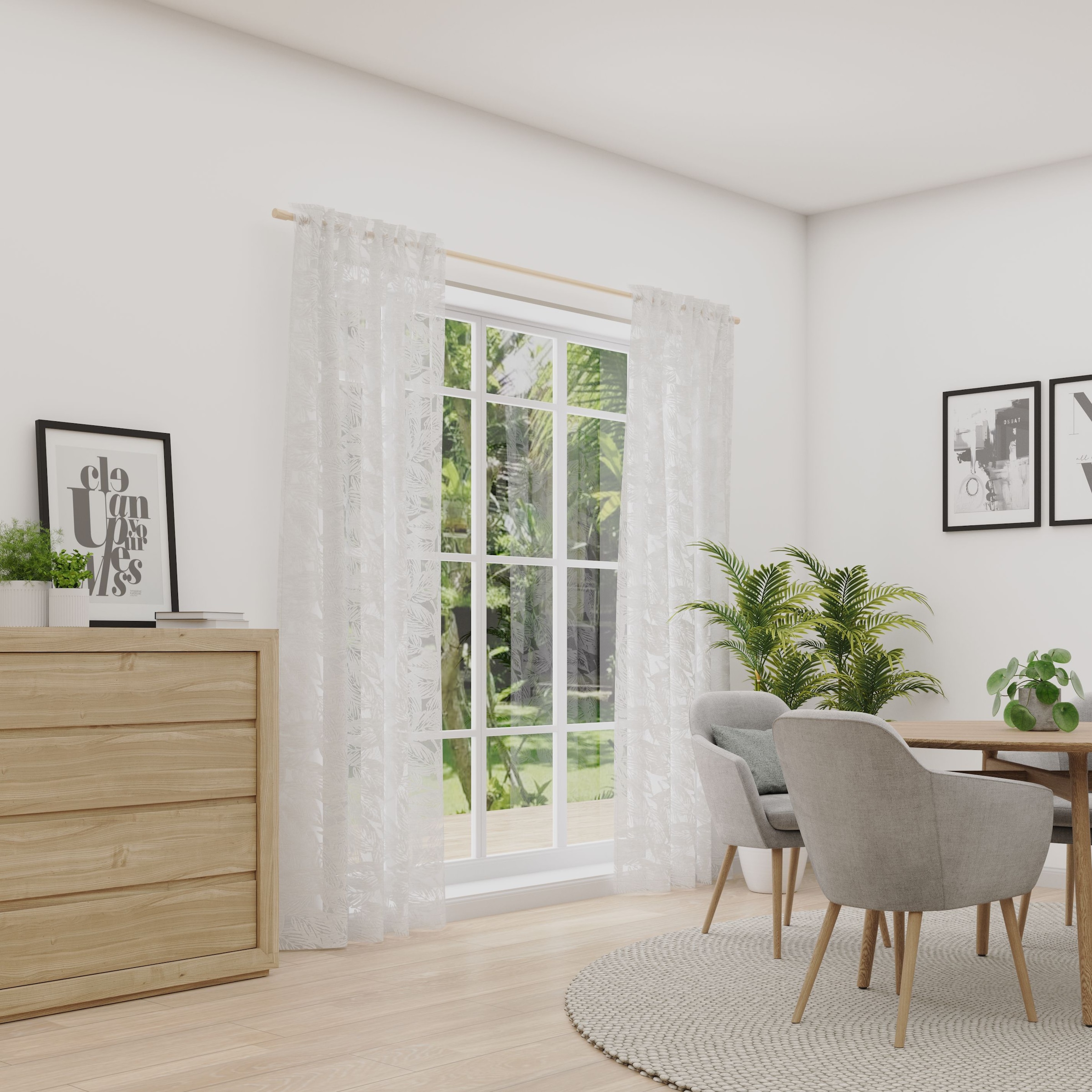 Neutex for you Vorhang "HANNA" Multifunktionsband 1 Stk. tlg. Ausbrenner mi günstig online kaufen