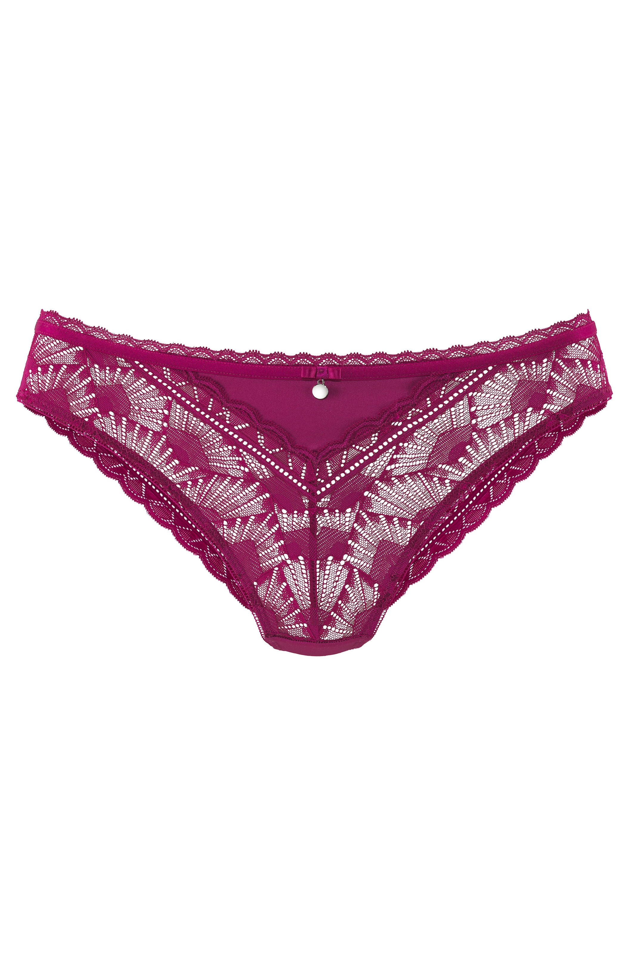 s.Oliver Stringpanty "Adèle", aus blickdicht unterlegter, graphischer Spitz günstig online kaufen