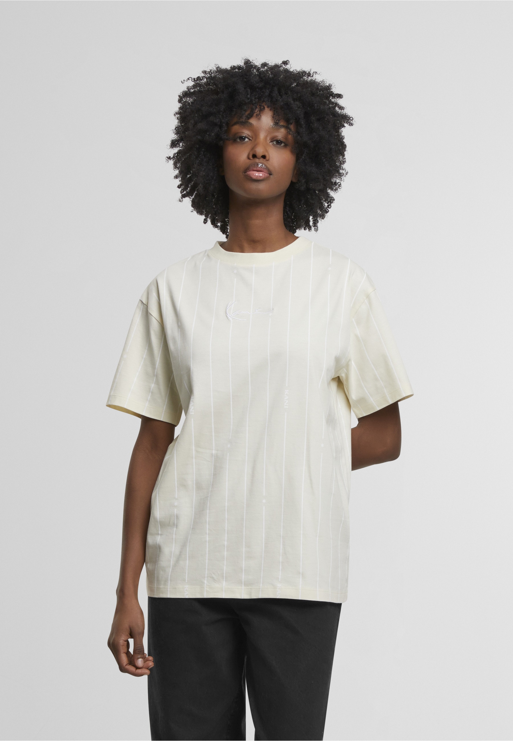 Karl Kani T-Shirt »Karl Kani Signature Pinstripe Os T-Shirt« 1 Stk.