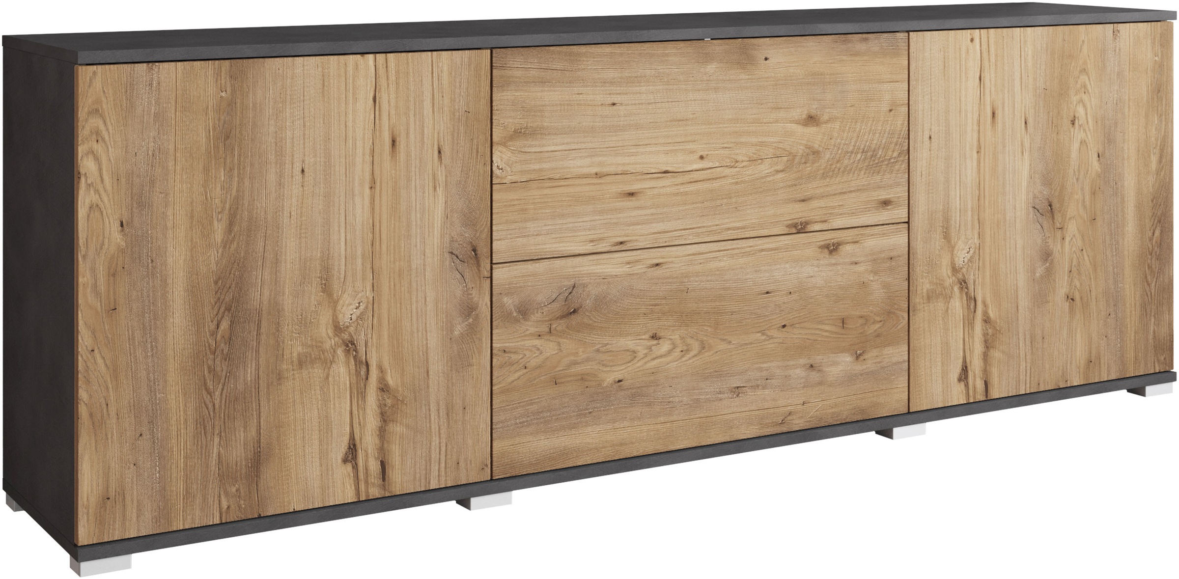 INOSIGN Lowboard "Kenia" 1 Stk. tlg. 2 Türen, 2 Schubladen, Breite 180 cm, günstig online kaufen