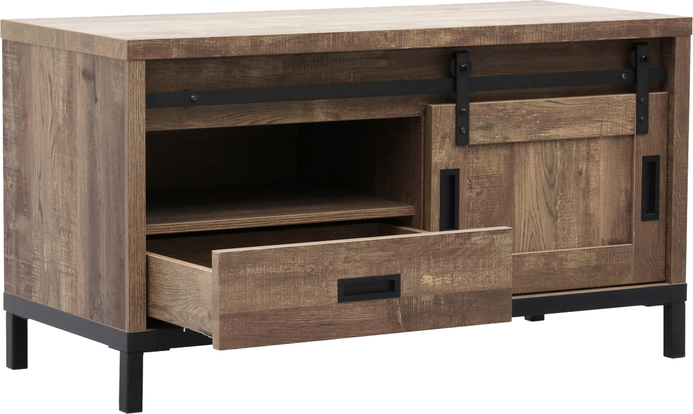 OMG Design TV-Schrank »Stanley Lowboard«, mit Schiebetür, Breite 120 cm, in zwei Breiten